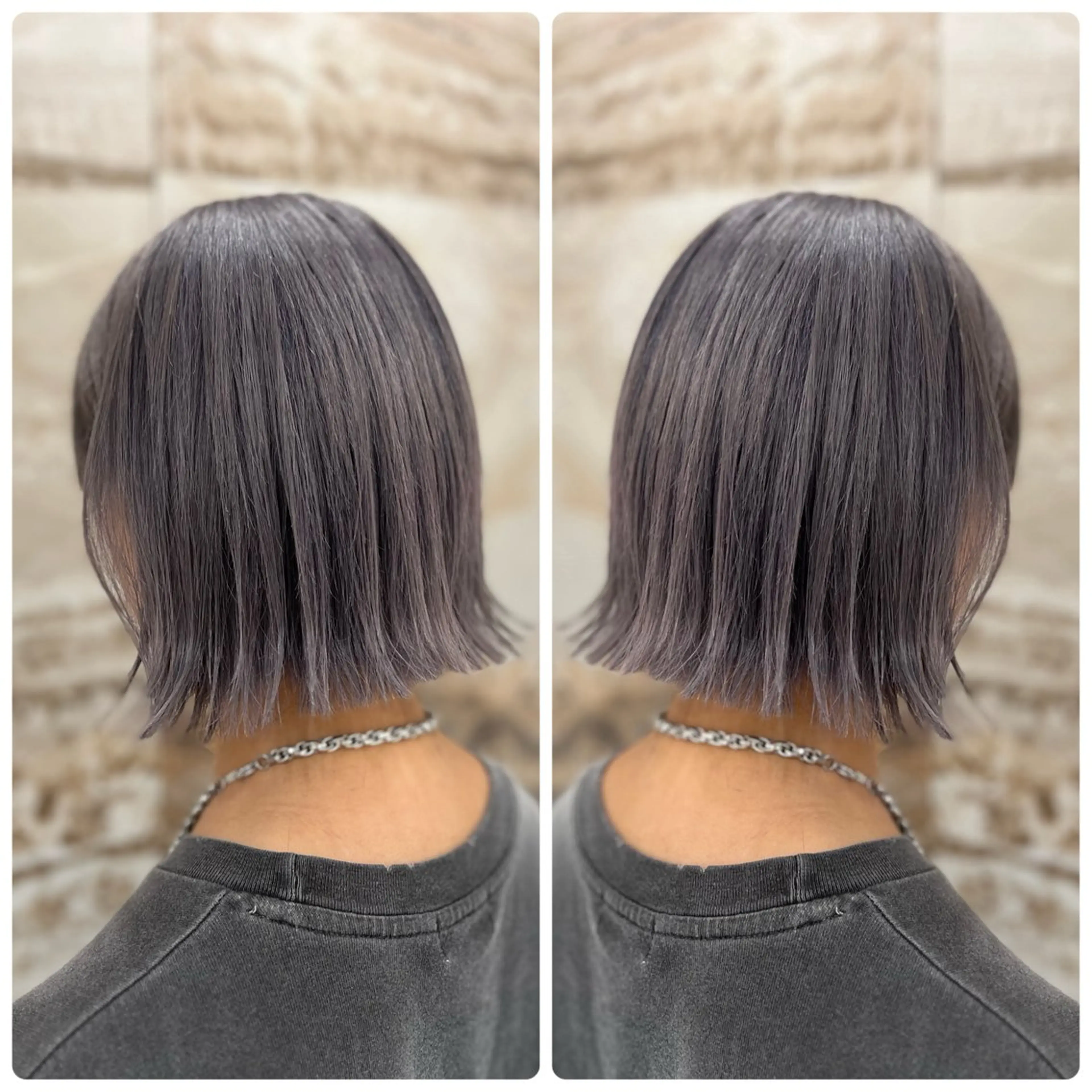 ショート カラー シルバー ヘアカラー トリートメント 小山内 龍一郎 店長のヘアスタイル