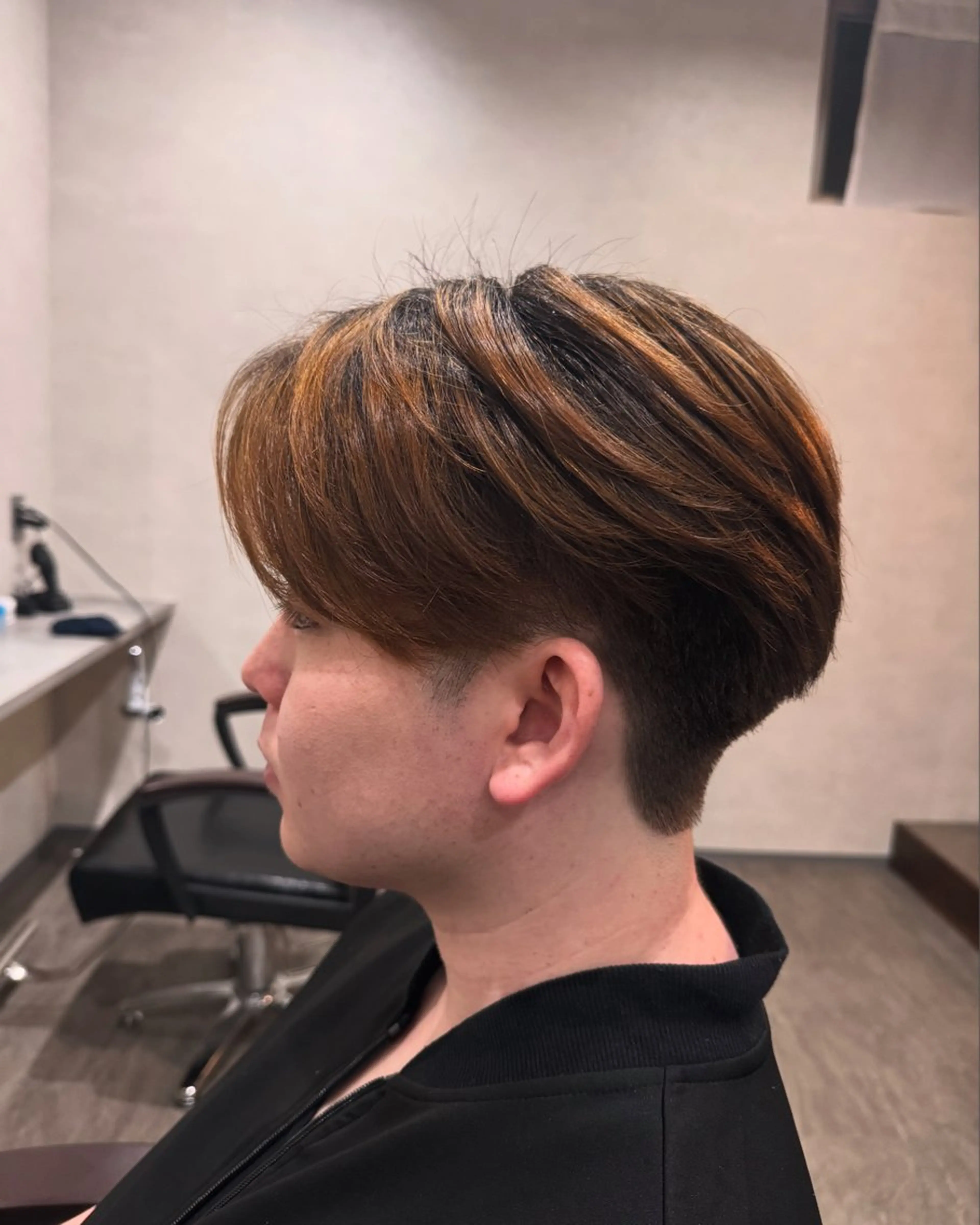 メンズ メンズパーマ カット 鈴木 陸のヘアスタイル