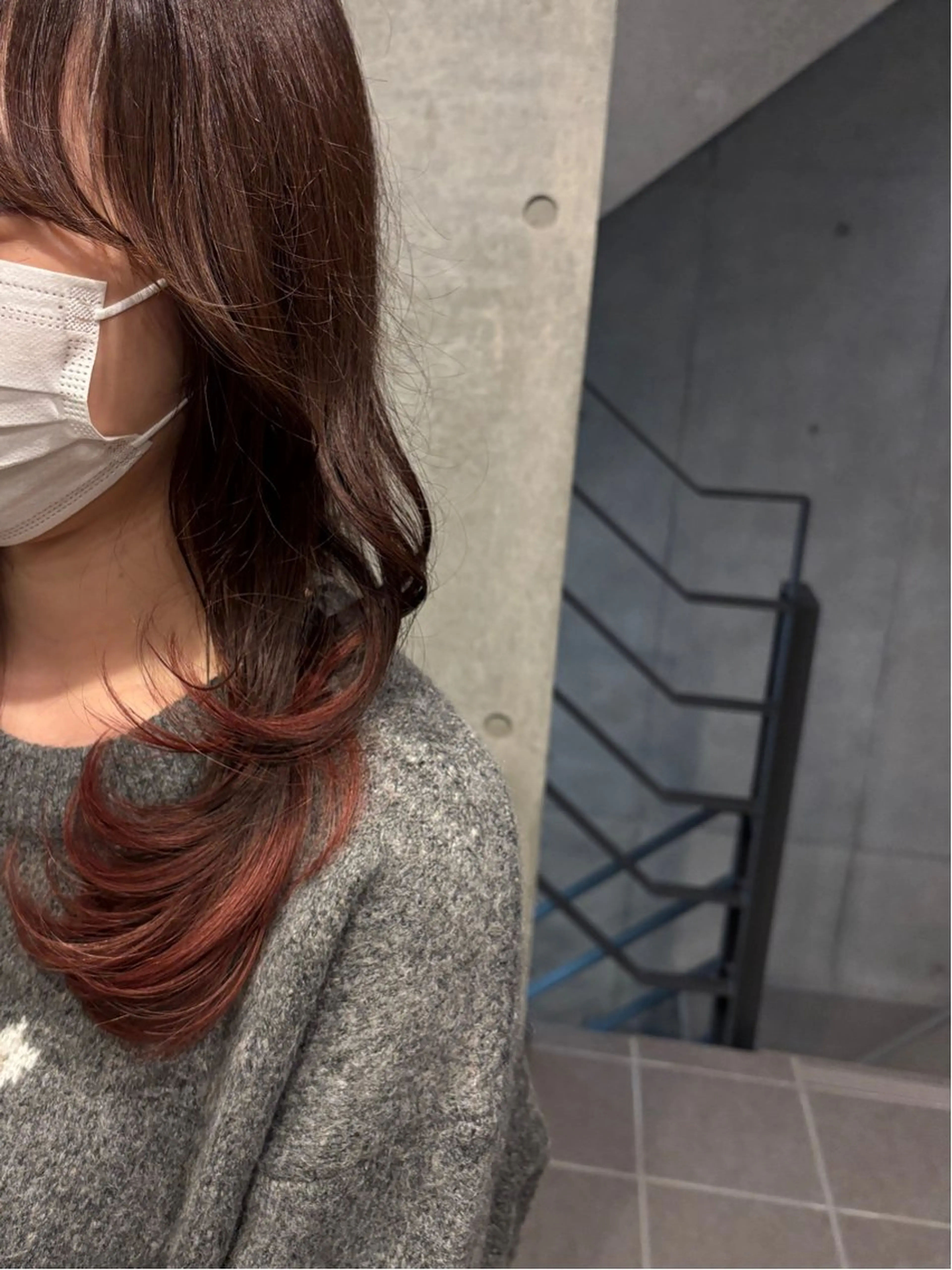 ロング カラー グラデーションカラー レイヤーカット ヘアカラー トリートメント noa ☪︎のヘアスタイル