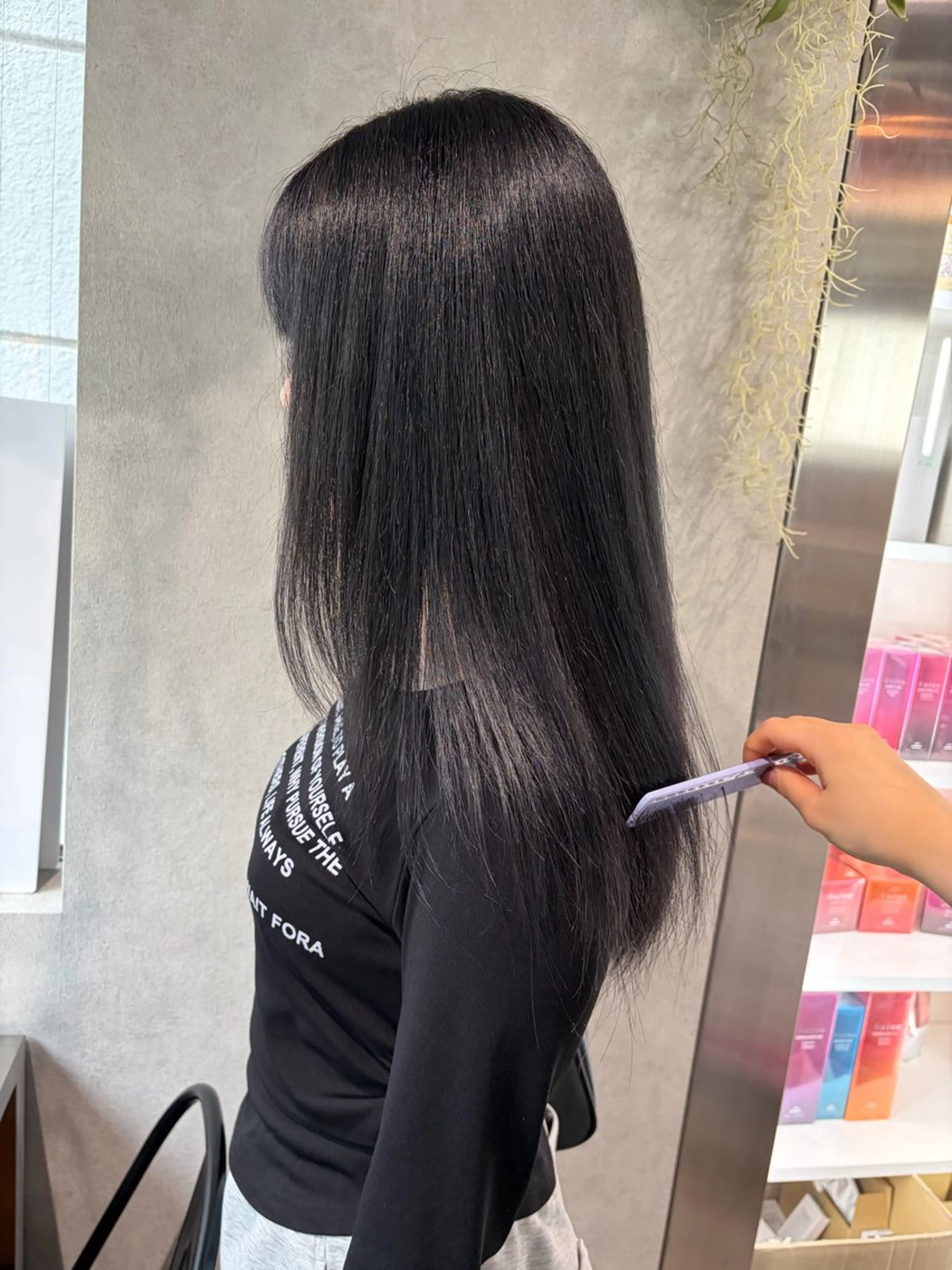 セミロング カラー ヘアカラー ナチュラル透明感🌱 小山美樹子のヘアスタイル