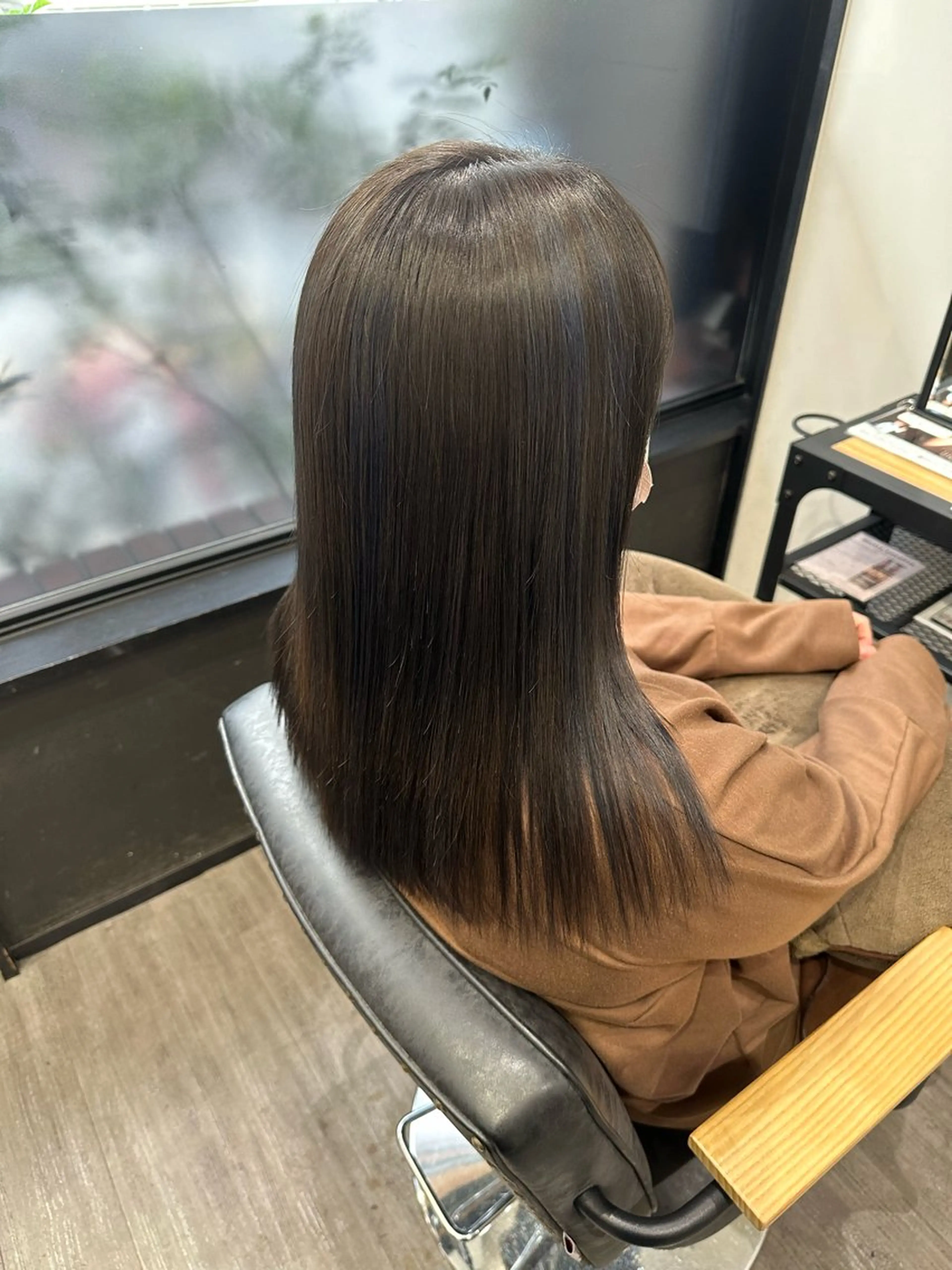 セミロング カラー ブルーカラー ハイライトカラー ハイライト カット ヘアカラー トリートメント 艶髪レイヤー上田 紗也🇰🇷💗のヘアスタイル