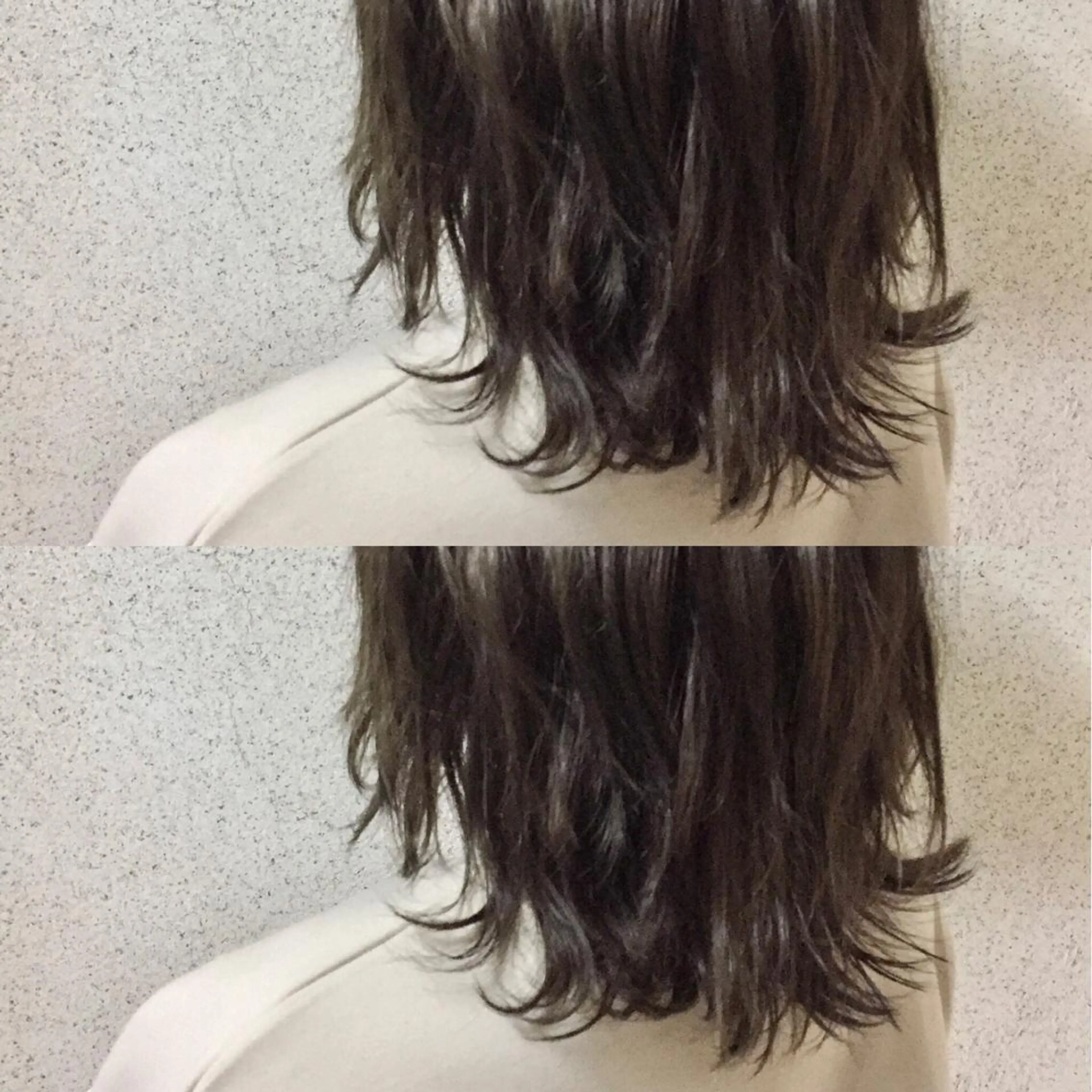 ミディアム カラー ヘアカラー 小栗 麻衣のヘアスタイル