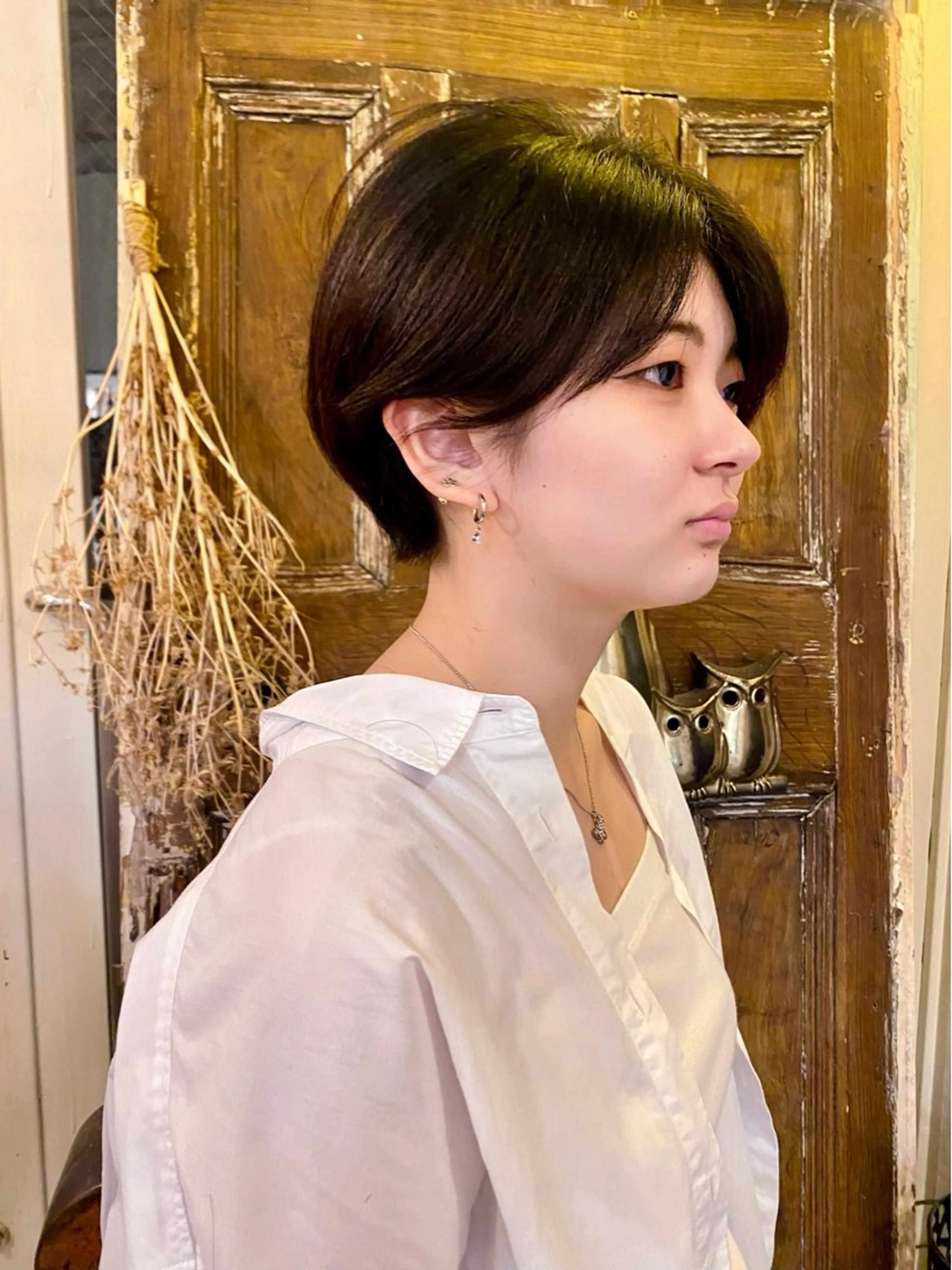 ショート ヒラカホ/ ブリーチ/似合わせのヘアスタイル