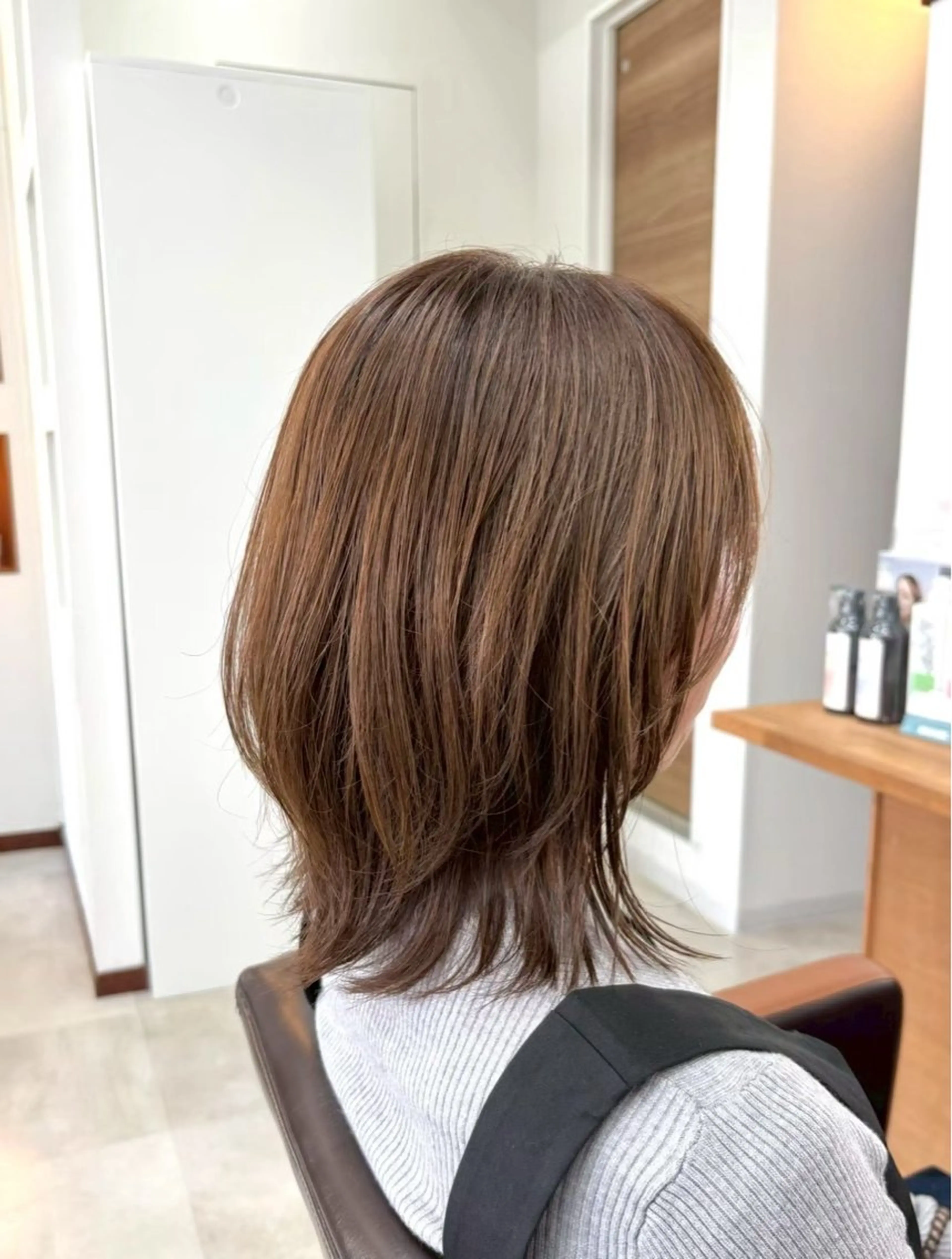 ミディアム 武蔵新城/洞澤 ほのかのヘアスタイル