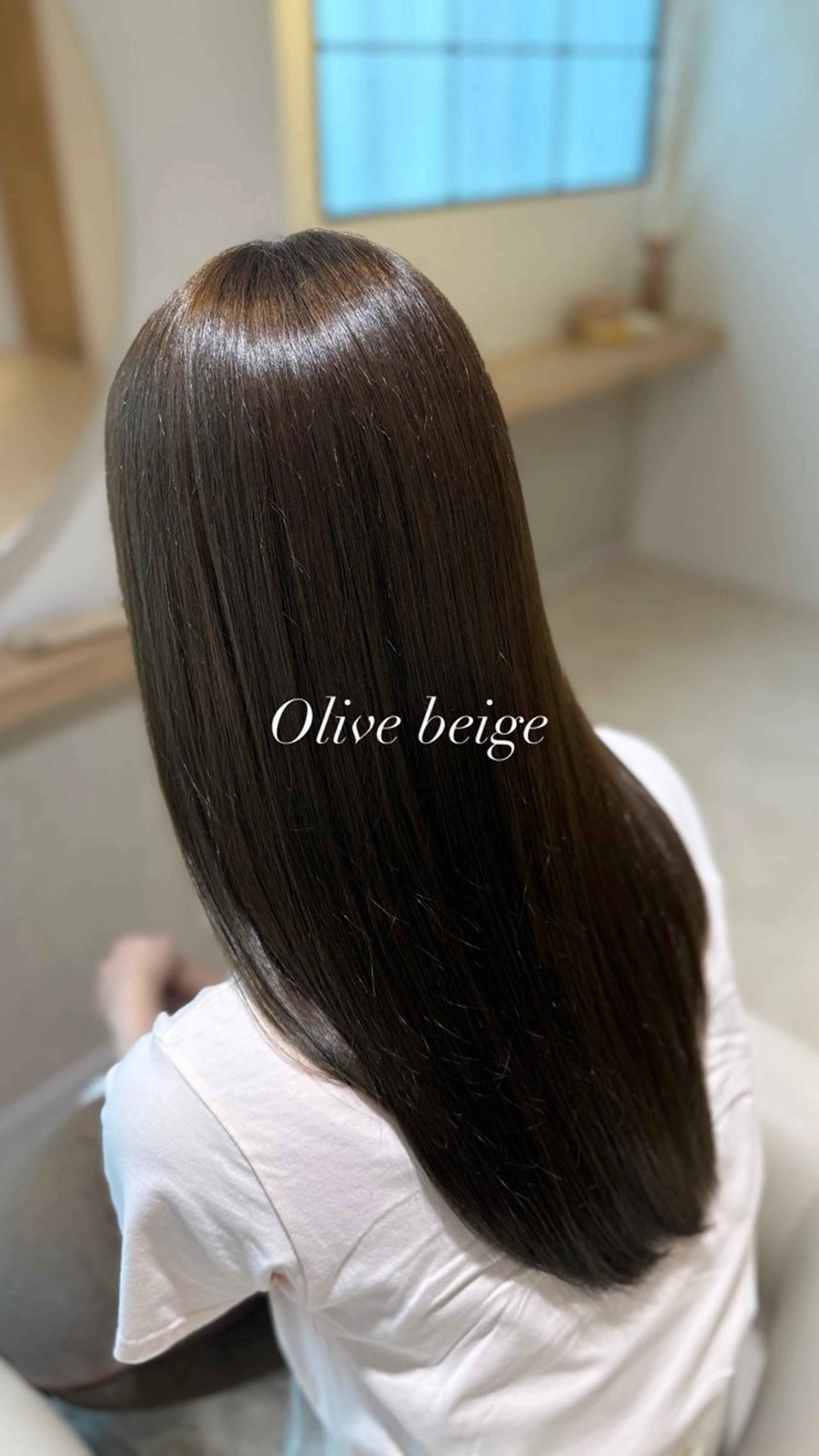 ロング カラー ベージュカラー ブリーチ ブリーチなしカラー 🎀髪質改善/艶カラ ー/大宮/そら🎀のヘアスタイル