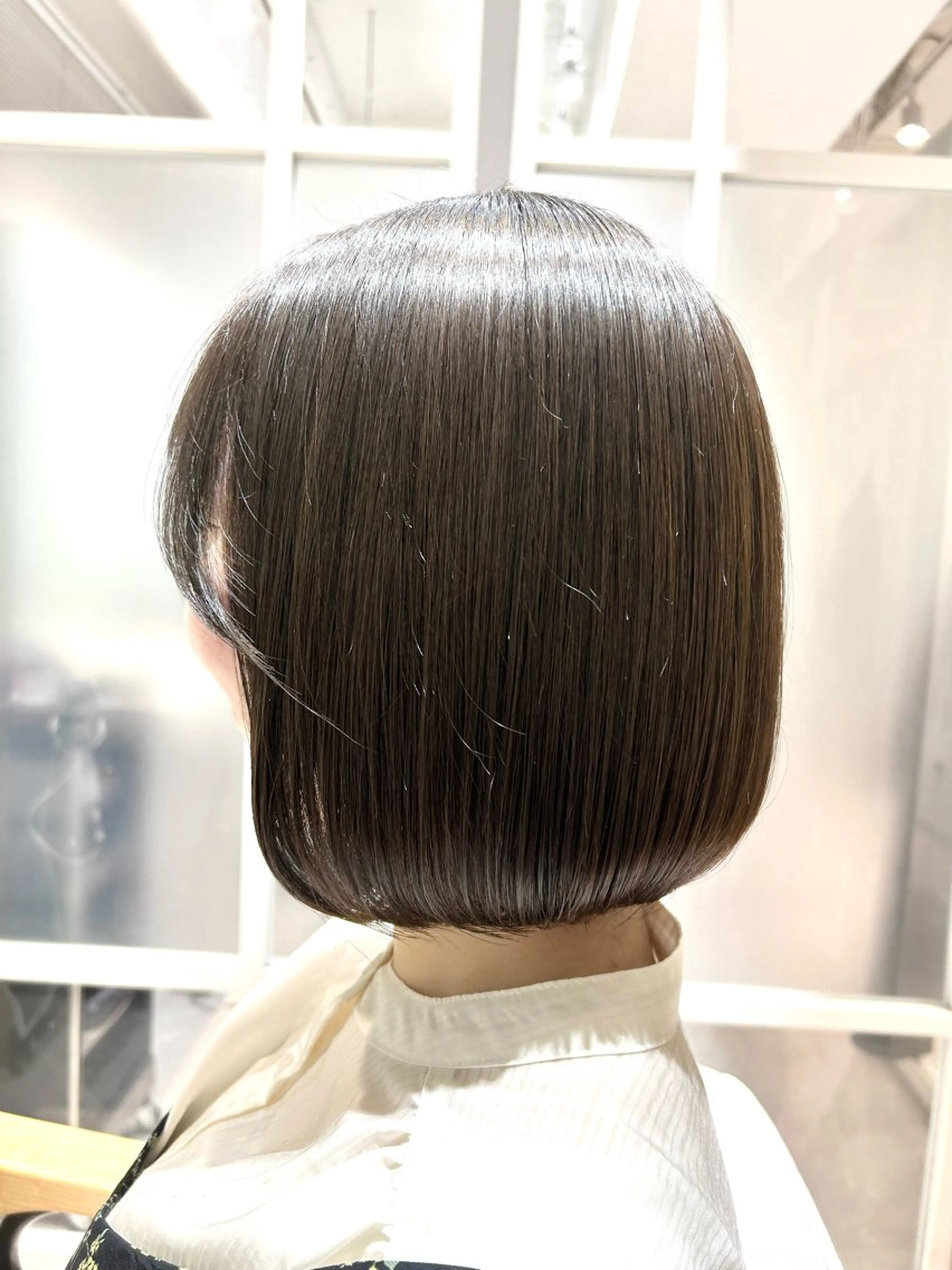 カット+カラー+地毛風ストレート+HITA treatment 【ボブ/ショート】の写真