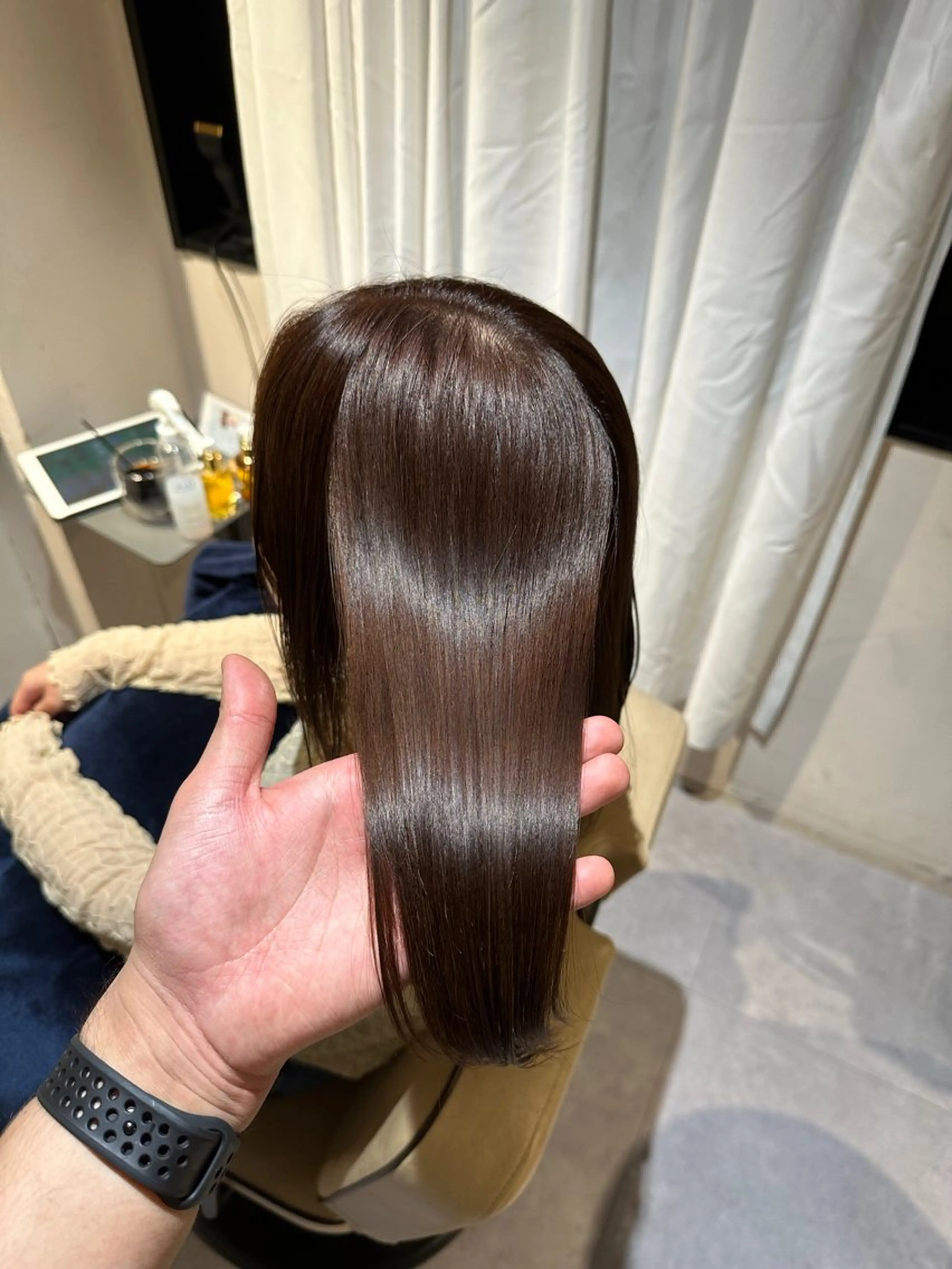 ミディアム 縮毛矯正 トリートメント 必ず笑顔で帰っていた だきます！安田祐貴のヘアスタイル