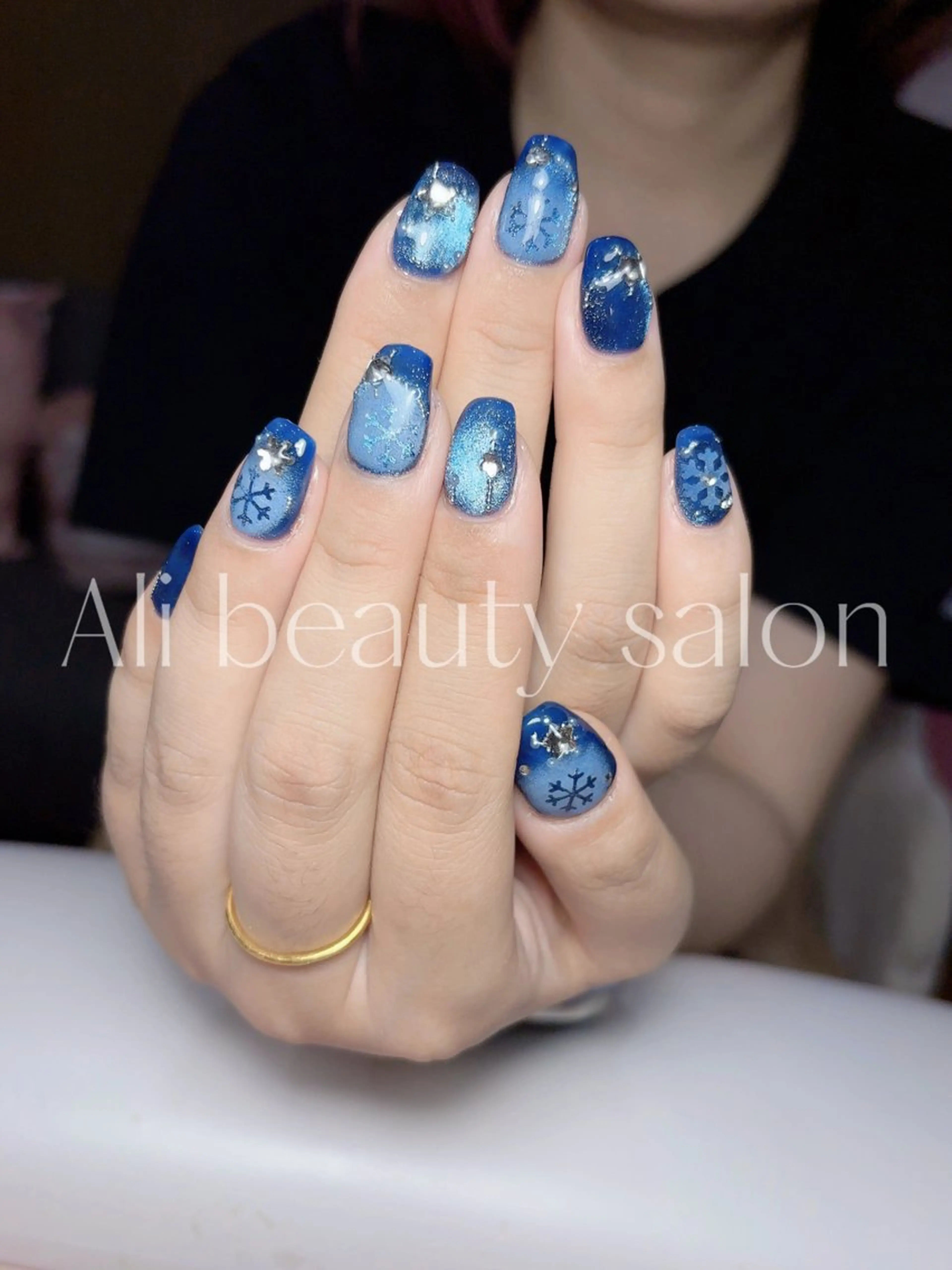 ネイル マグネットネイル 持ち込み ハンドネイル Ali 新小岩 ネイル専門のネイルデザイン