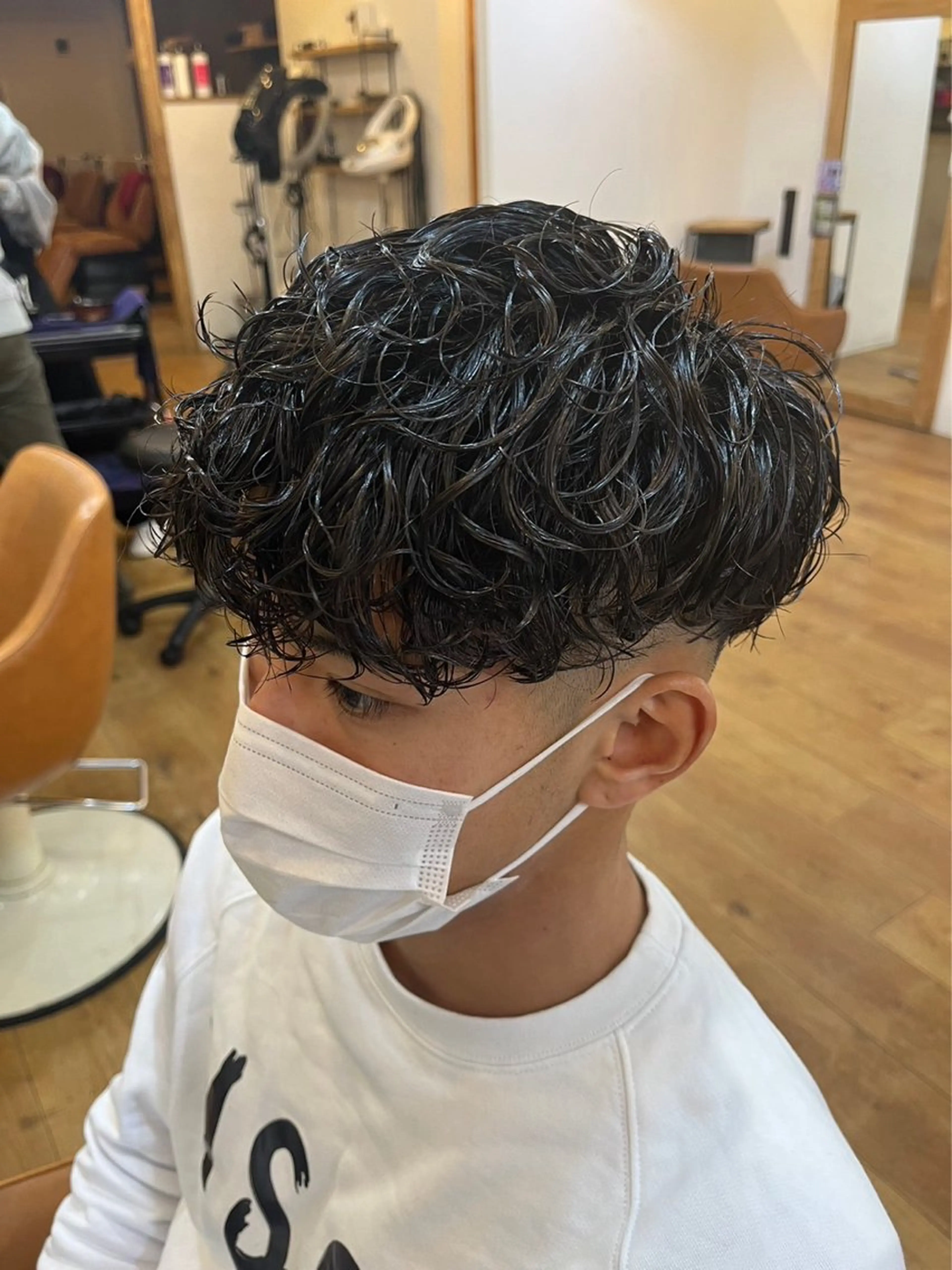 パーマ メンズ be’leef.ric 守口店所属・beleef守口店 reinaのヘアスタイル