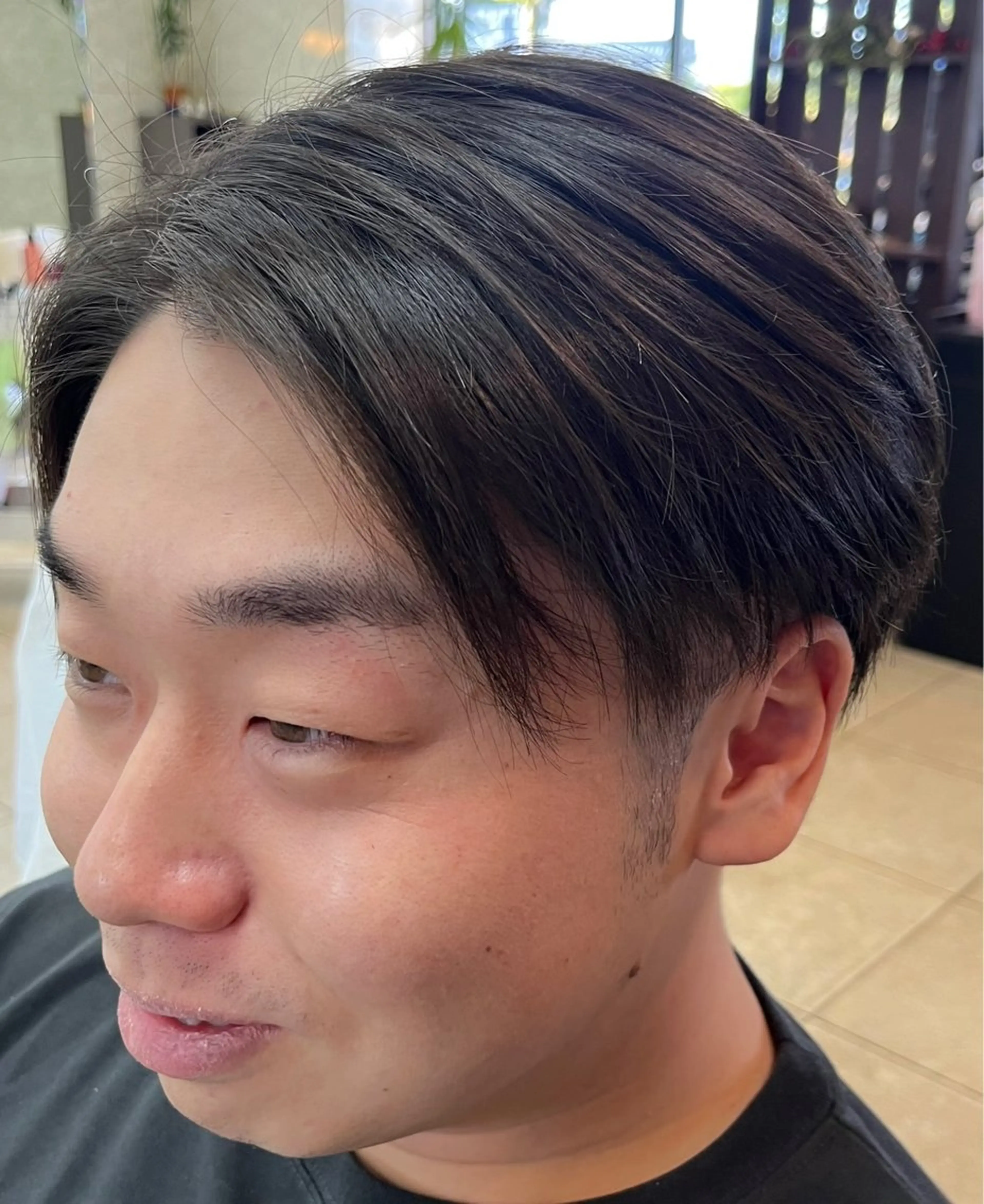 ミディアム メンズ カット 熊谷 拓海のヘアスタイル