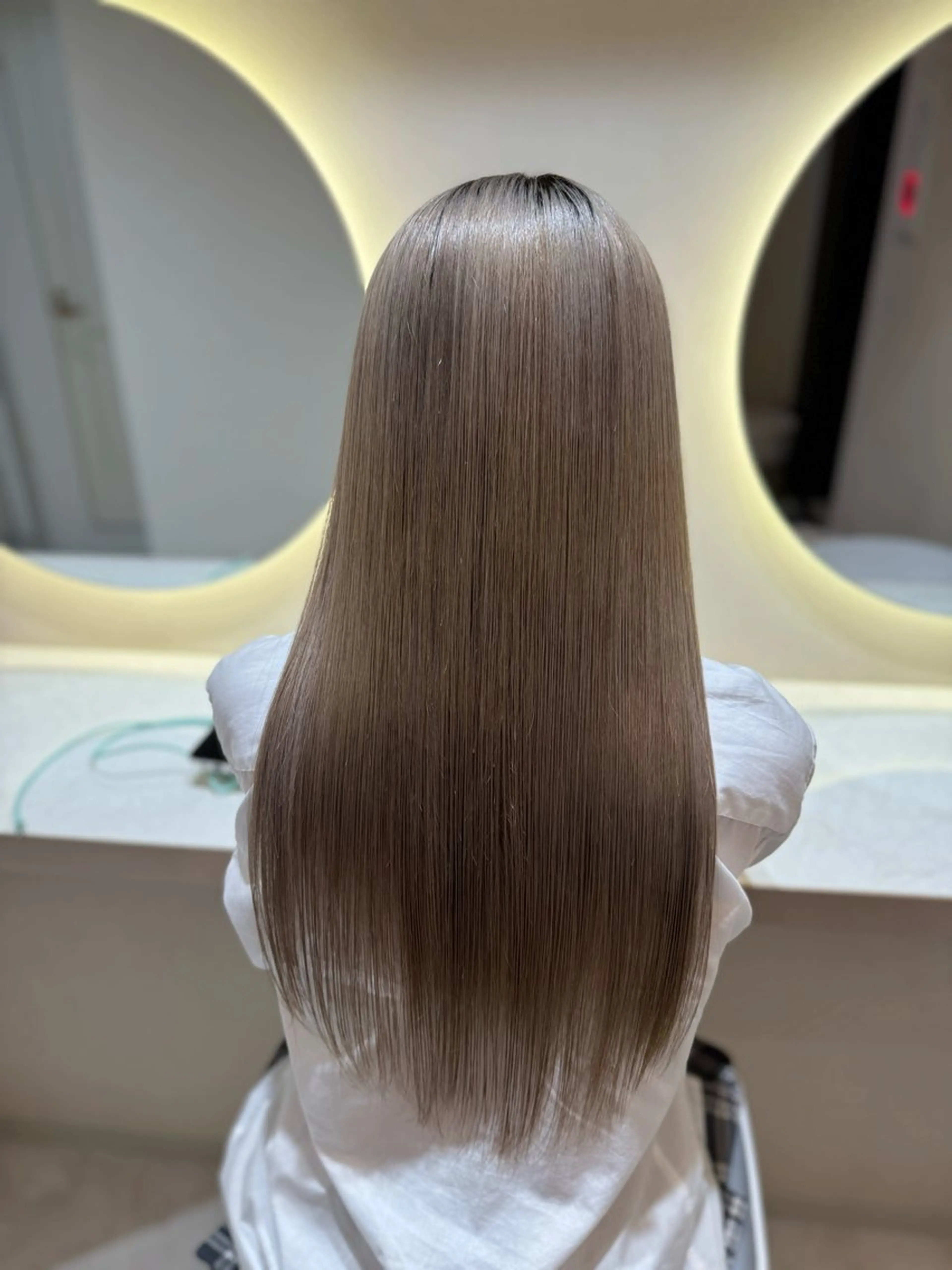 ロング 髪質改善/縮毛矯正/ ブリーチaddictのヘアスタイル