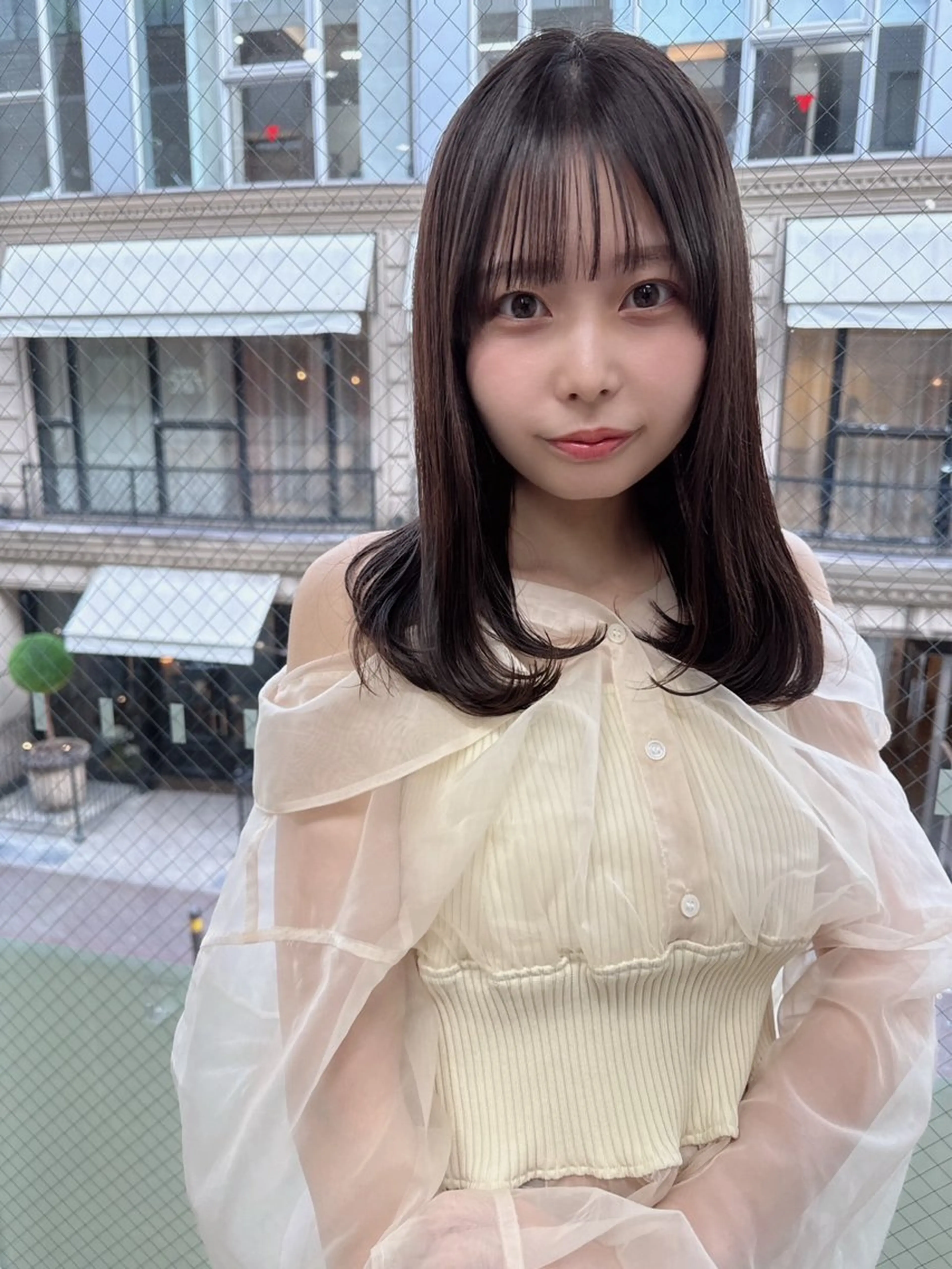 セミロング カラー カット 髪質改善will hairdesignのヘアスタイル