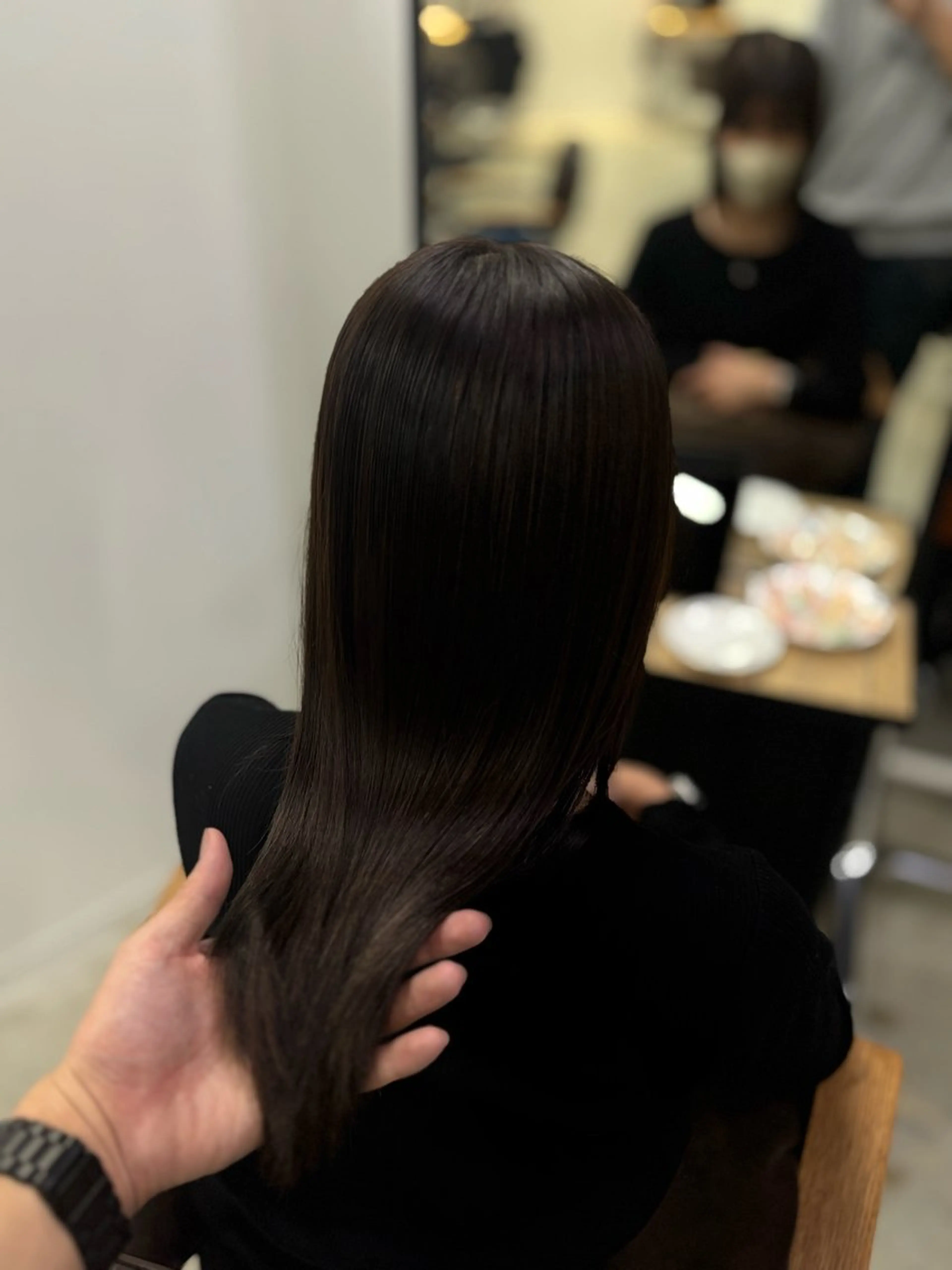 カラー ブラウンカラー ✨️赤み消しカラー/ ミルクティーベージュのヘアスタイル