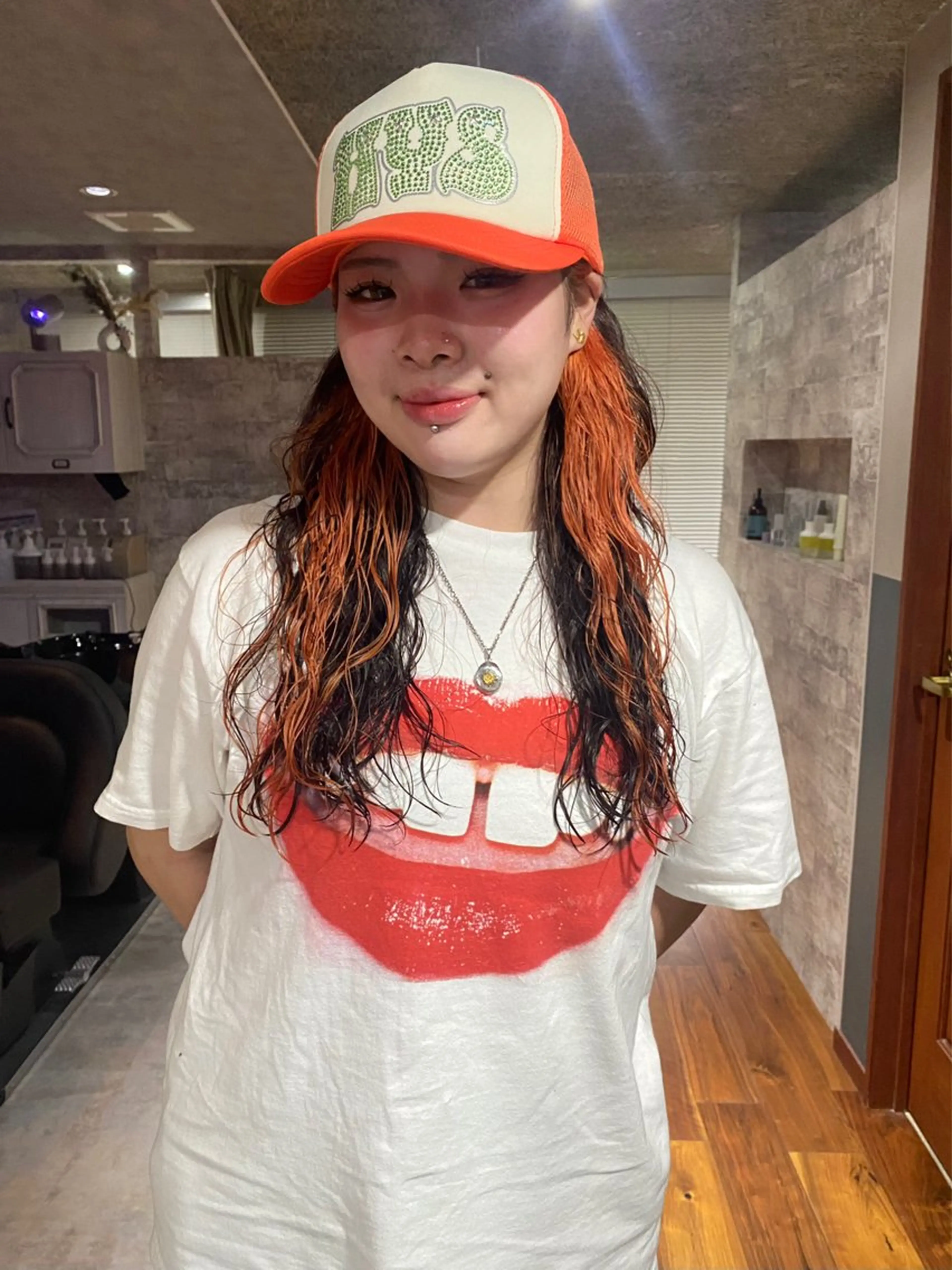 ロング カラー パーマ カット ヘアカラー トリートメント mai / linoah˚✧のヘアスタイル