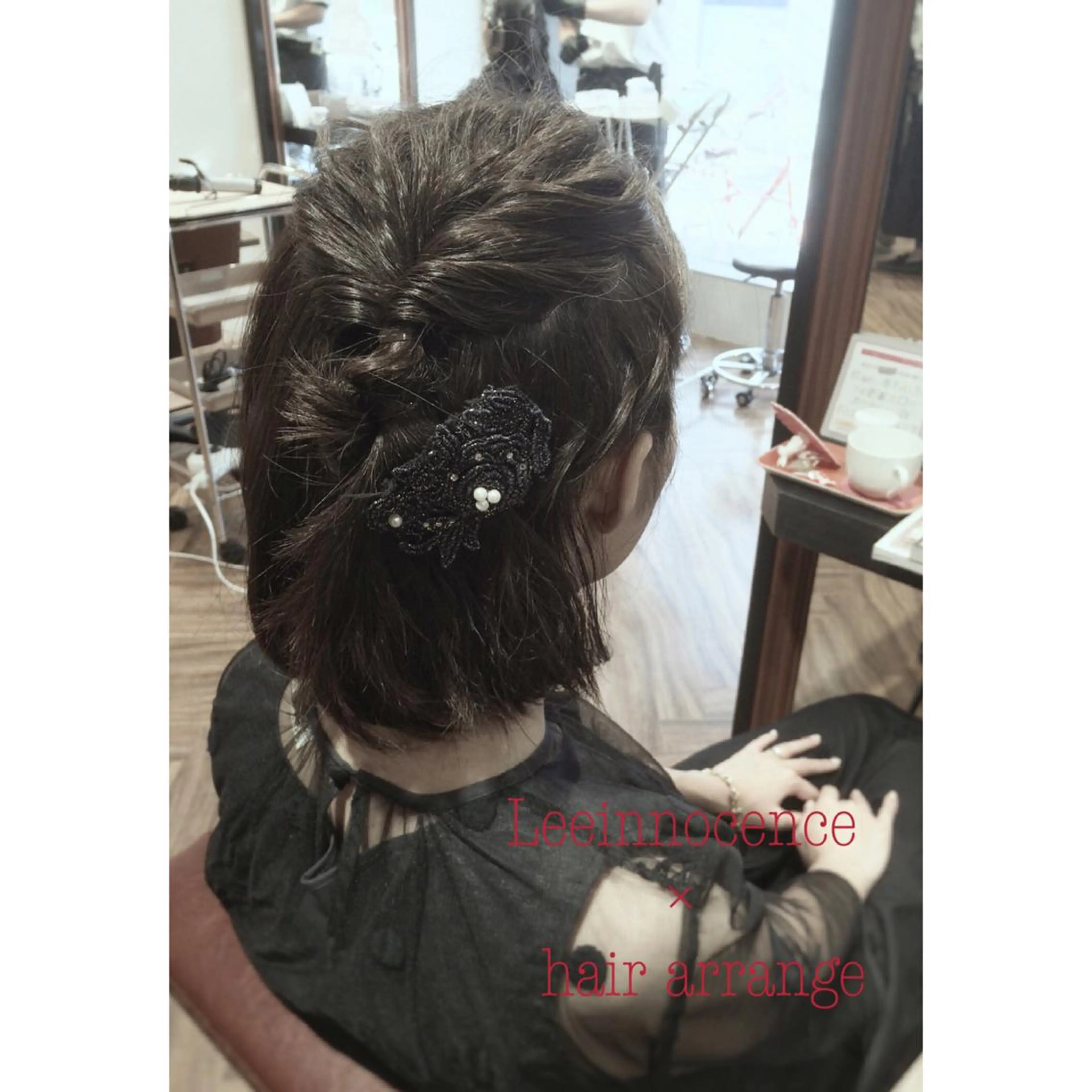 ショート カラー ヘアアレンジ 結婚式・ブライダル ボブ カラー/髪質改善スペ シャリスト宮本　伸一のヘアスタイル