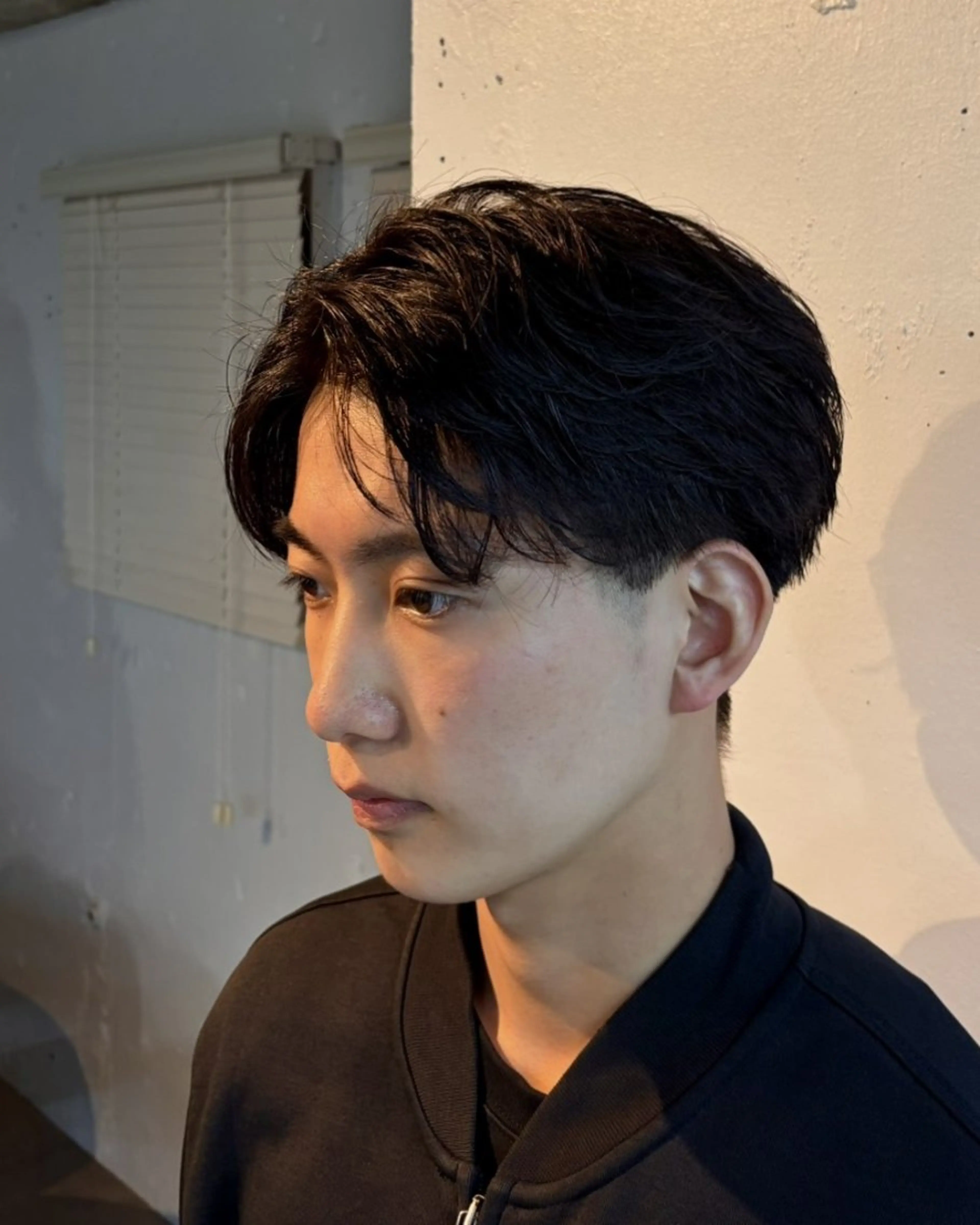ショート カット パーマ 奥 孝介のヘアスタイル