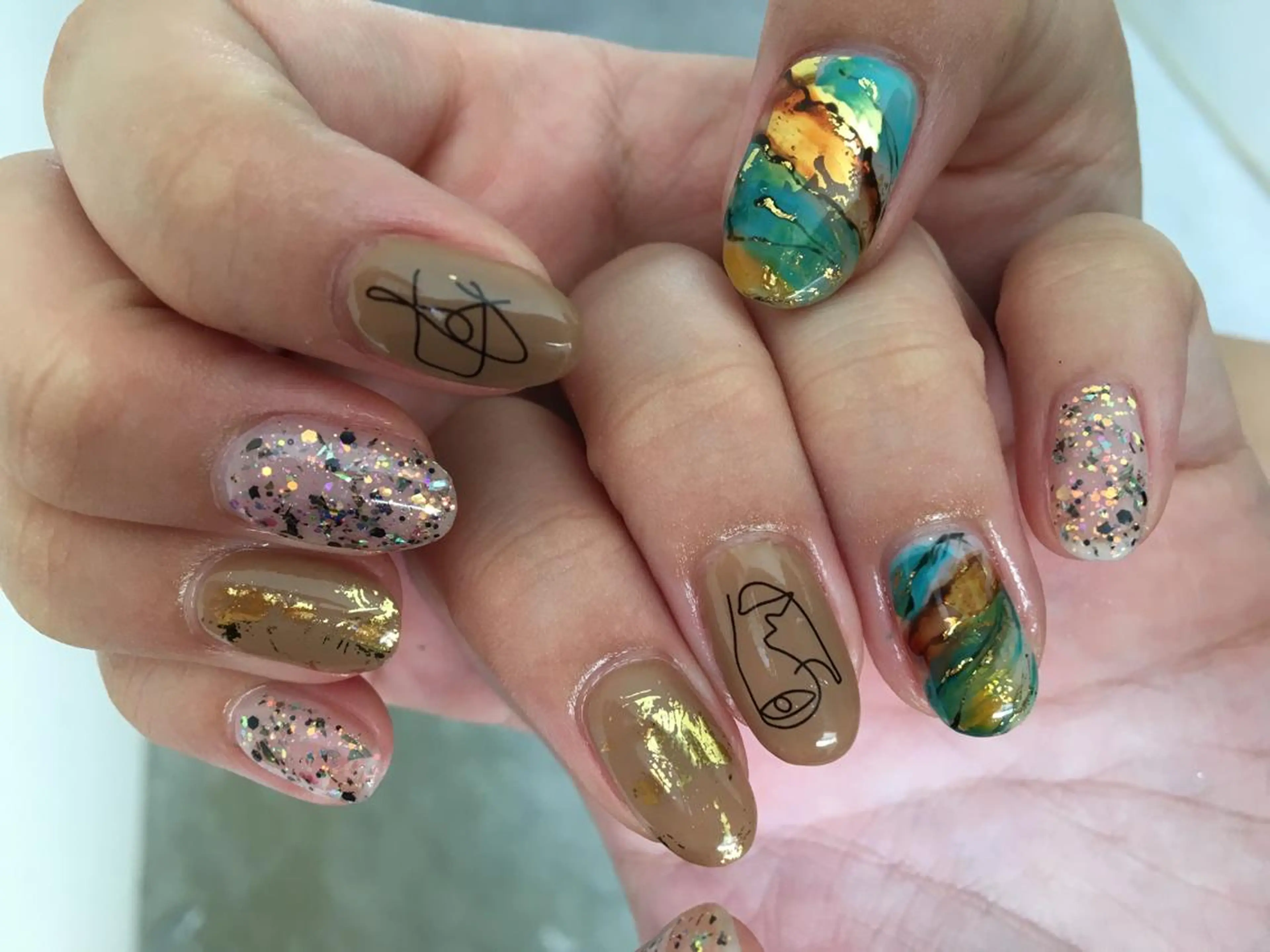 ネイル 持ち込み ハンドネイル nails' it...のネイルデザイン