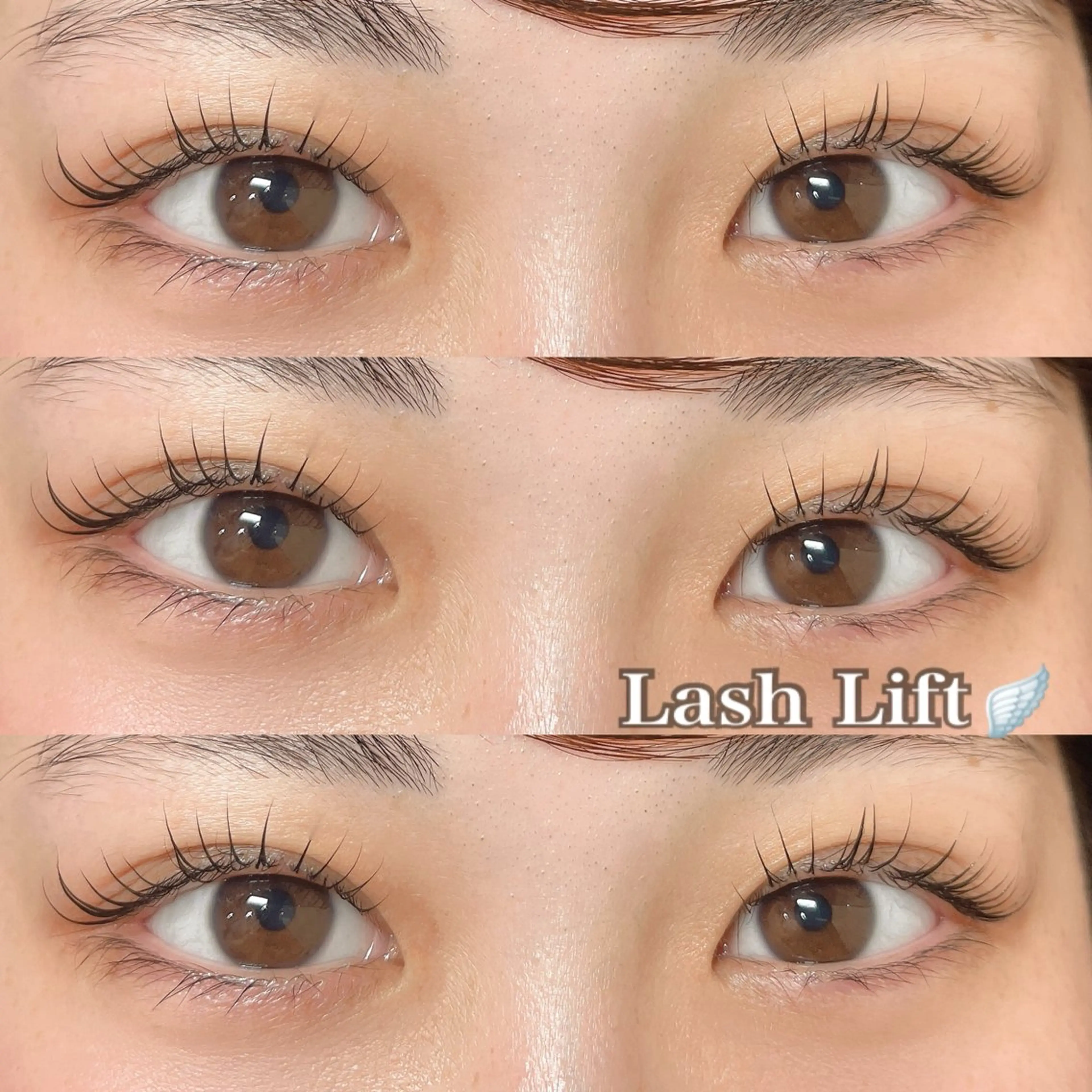 マツエク・マツパ フラットラッシュ 韓国風マツエク パリジェンヌラッシュリフト 下まつげエクステ 一重×まつ毛パーマ マツパ Rairia momoka🎀✨のマツエク・マツパデザイン