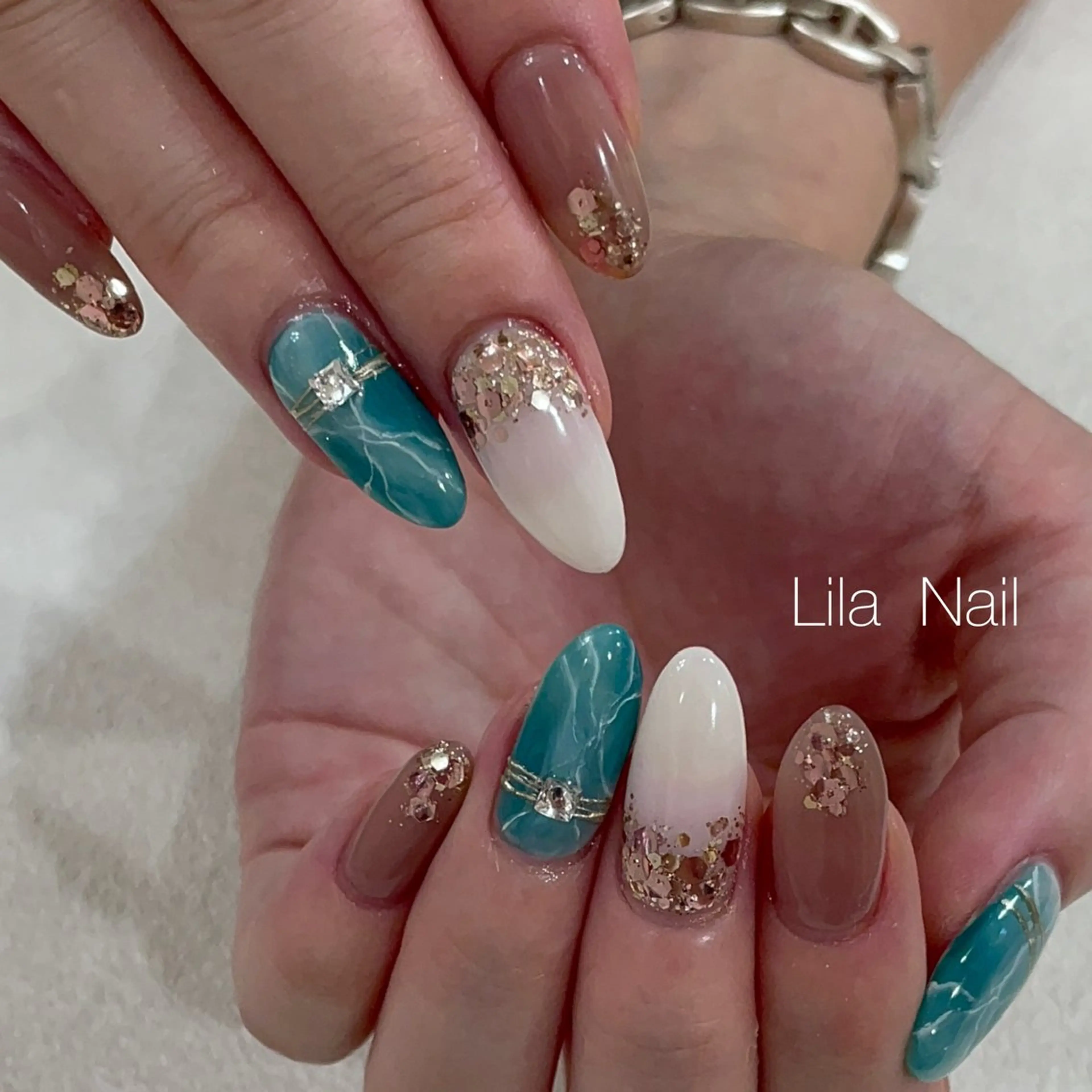 ネイル アートネイル Lila Nail 藤野のネイルデザイン