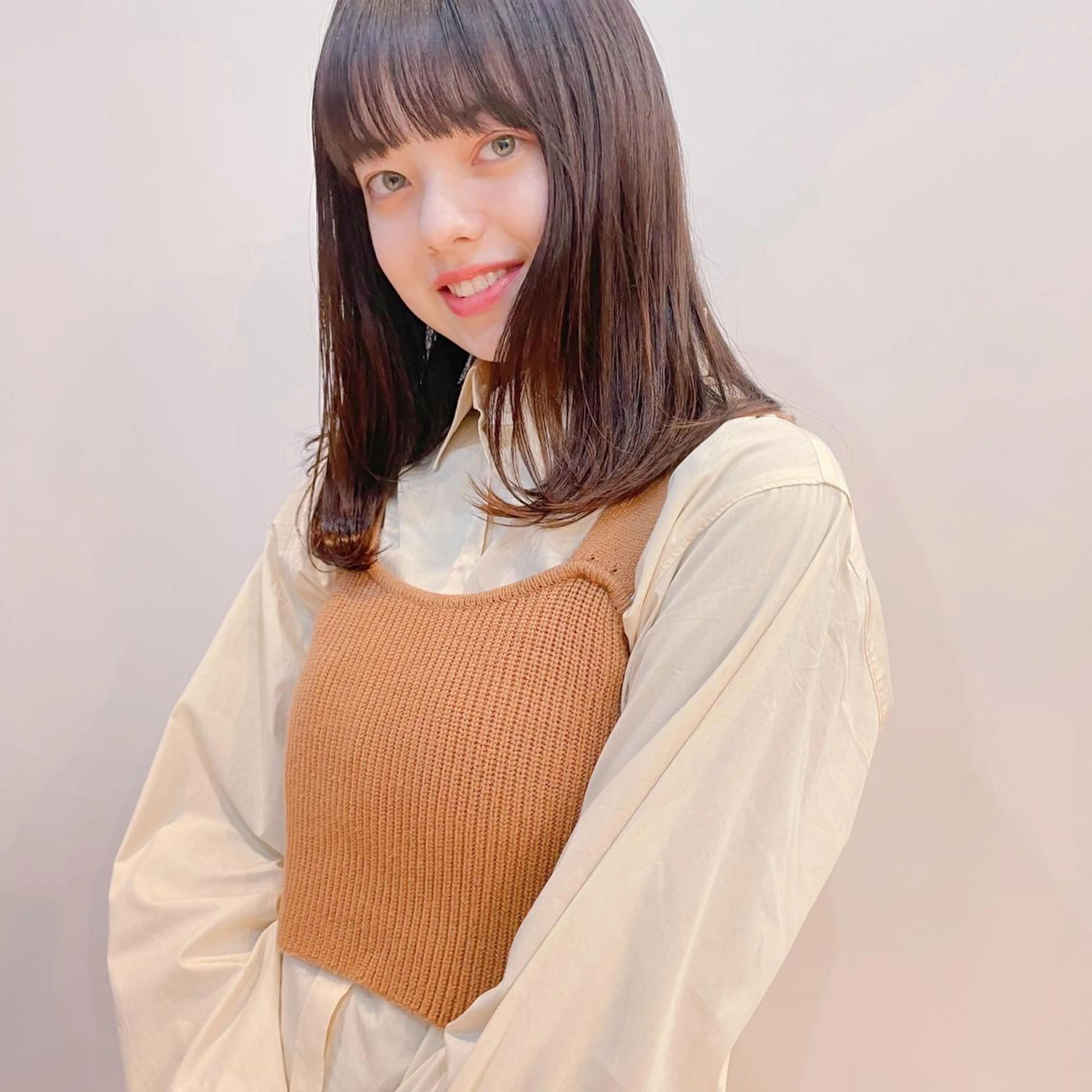ロング ボブ/ミディアム 親しみやすさ/さくらのヘアスタイル