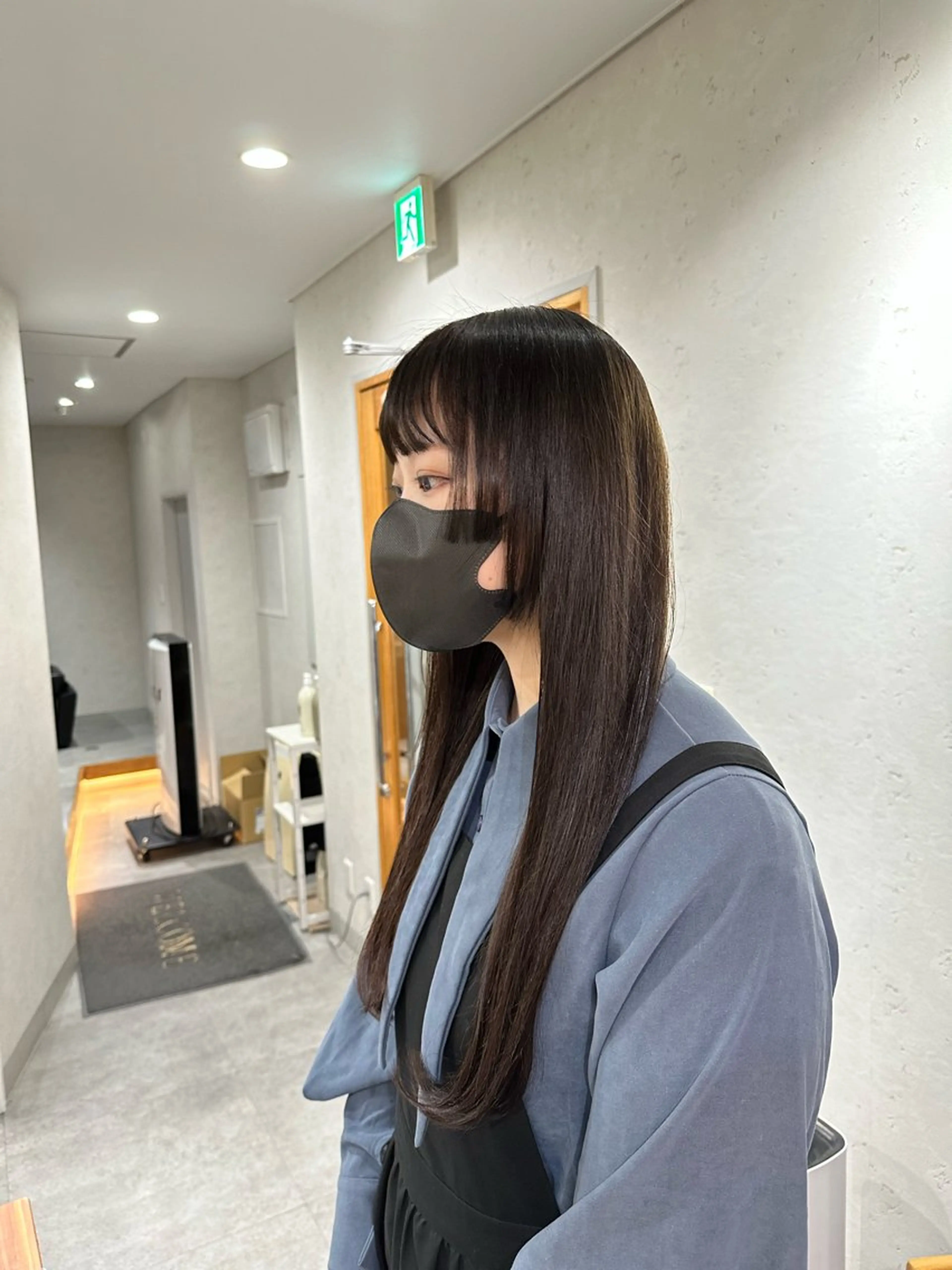 ロング JOS所属・上野/エフェクトブリ ーチ✂︎touiのヘアスタイル