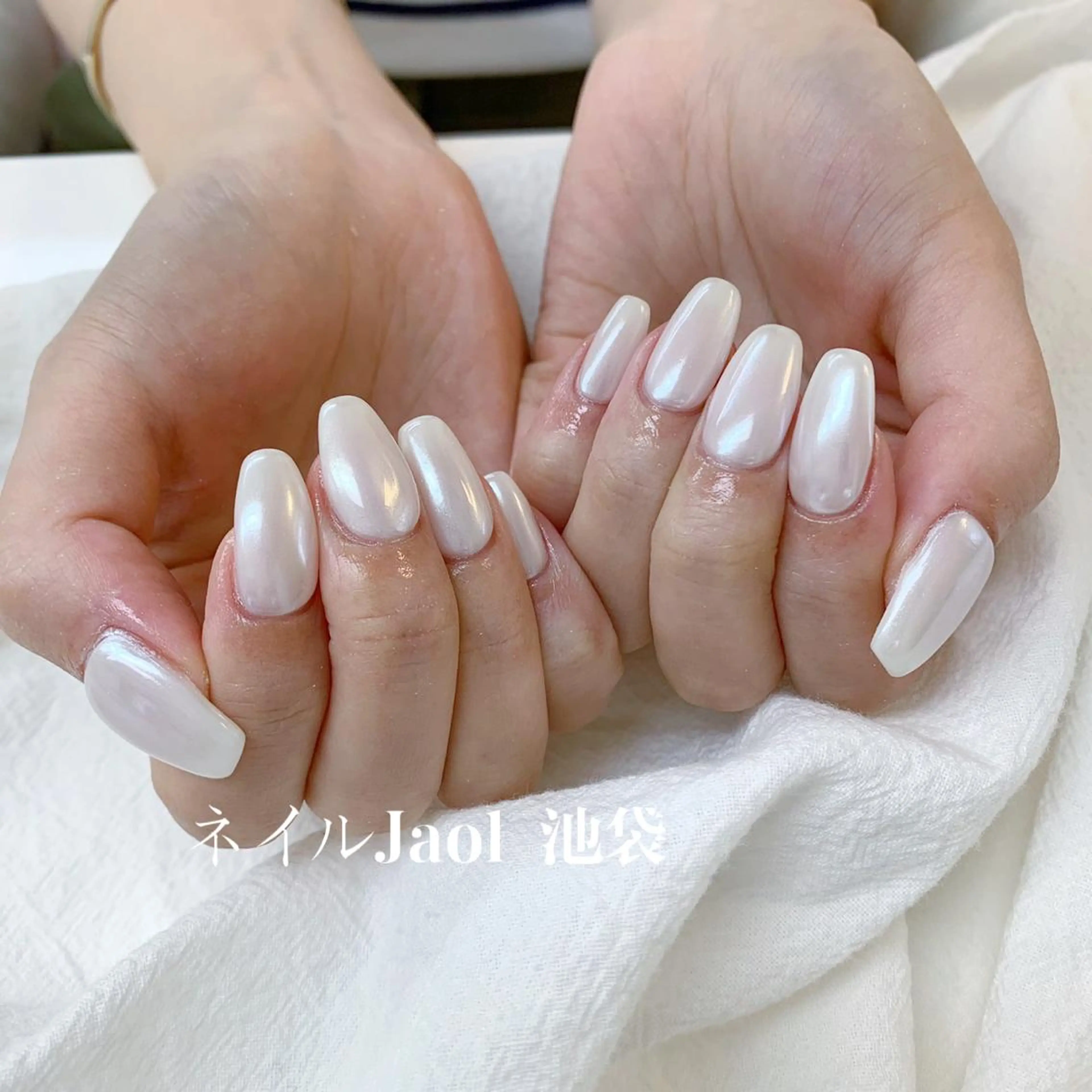 ミディアム ハンドネイル ネイルJaol 池袋のネイルデザイン