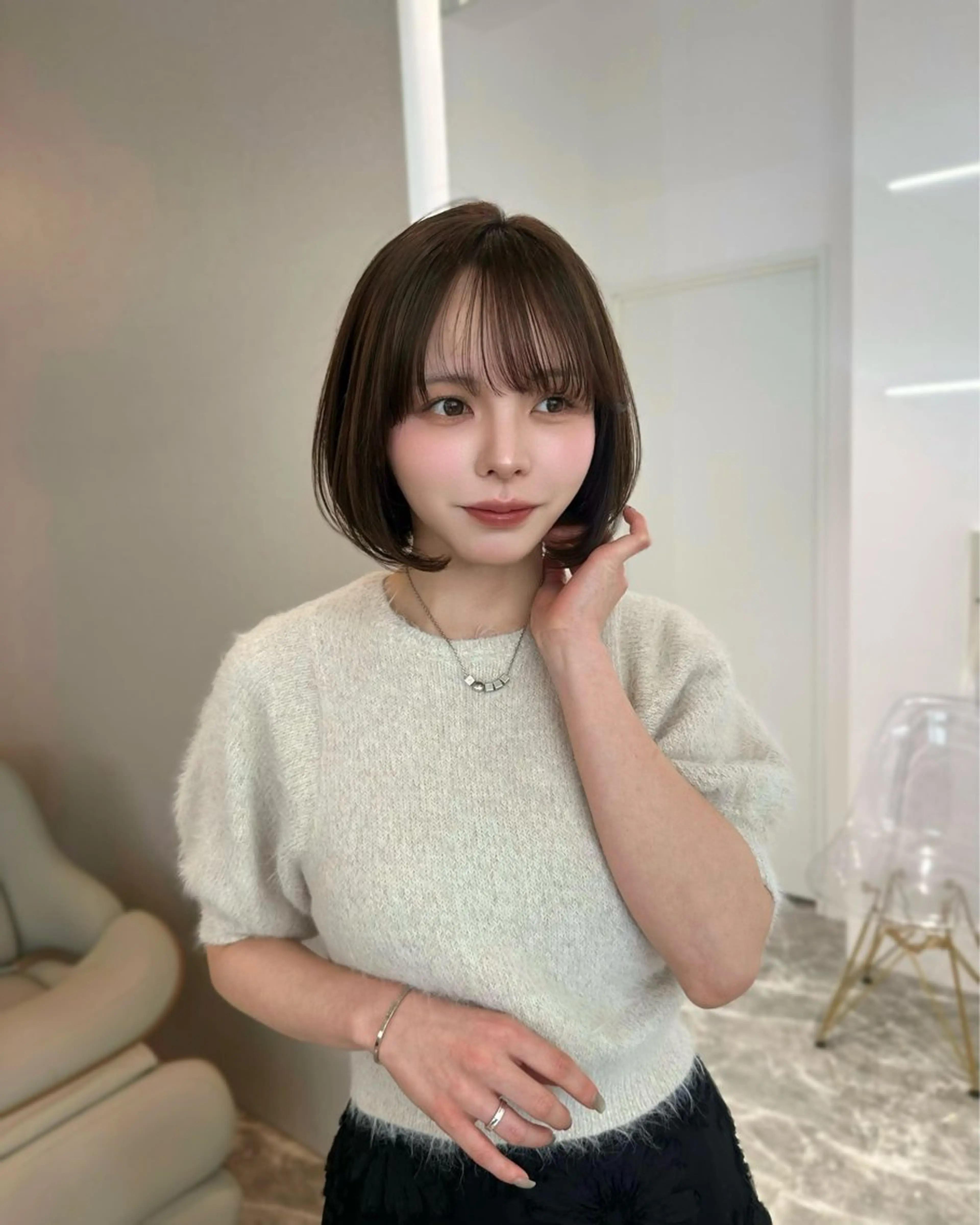 ミディアム ヘアカラー トリートメント COAPLUSCHIBA所属・小西 鈴奈のヘアスタイル