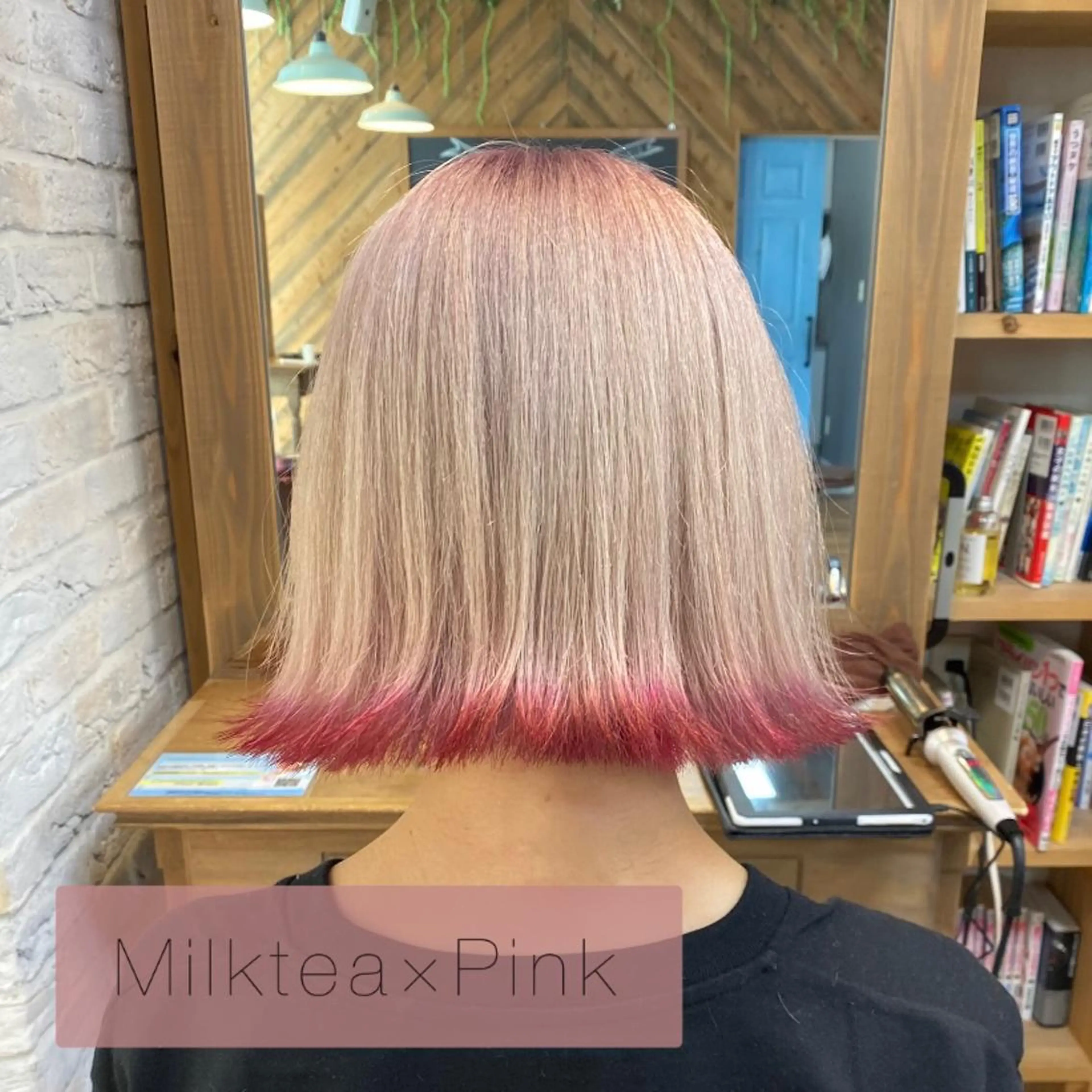 ショート little salt 渋谷店所属・akina＊ブリーチ ♡トレンドヘアのヘアスタイル