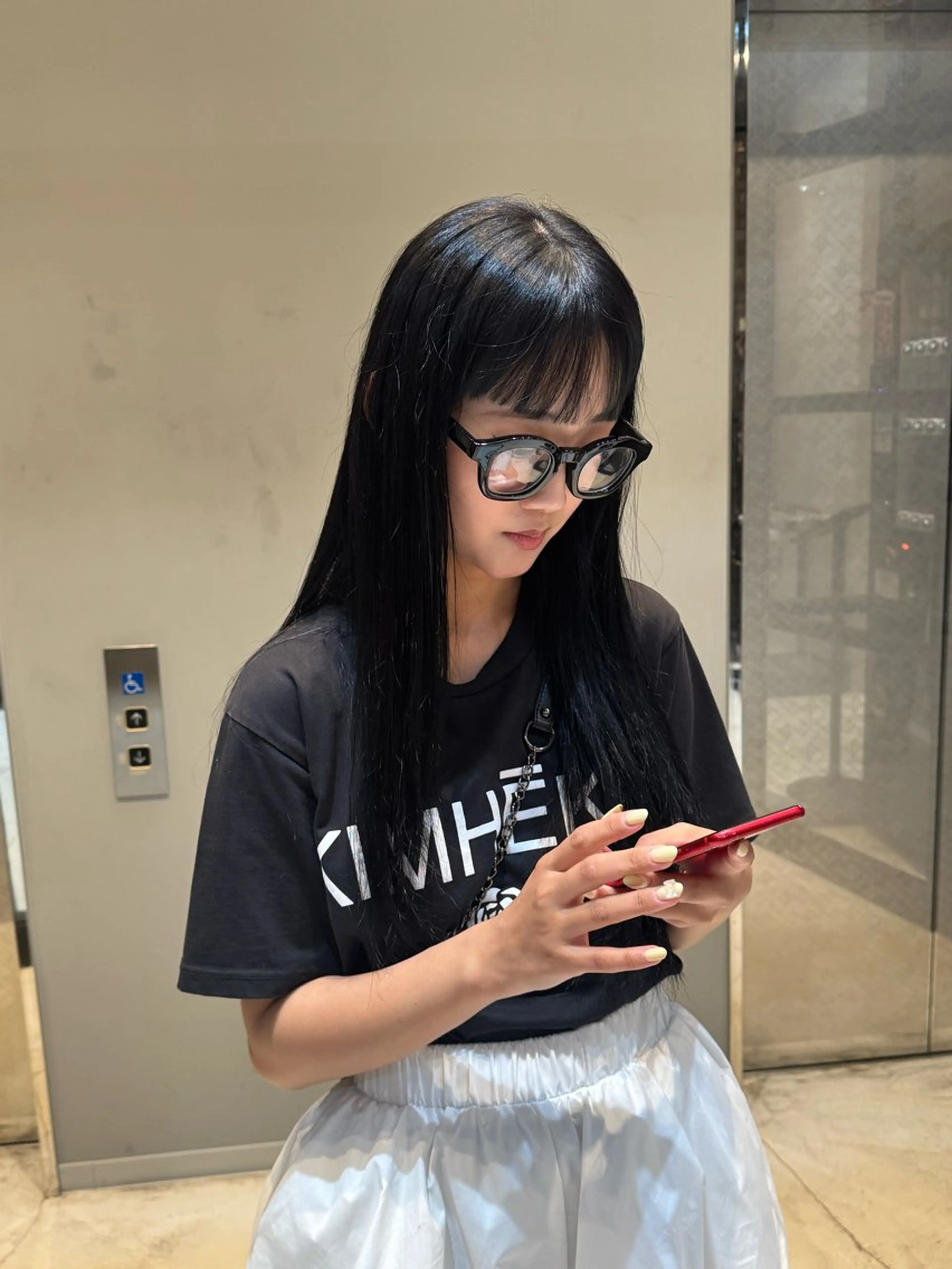 ロング カラー newi remi🖤のヘアスタイル