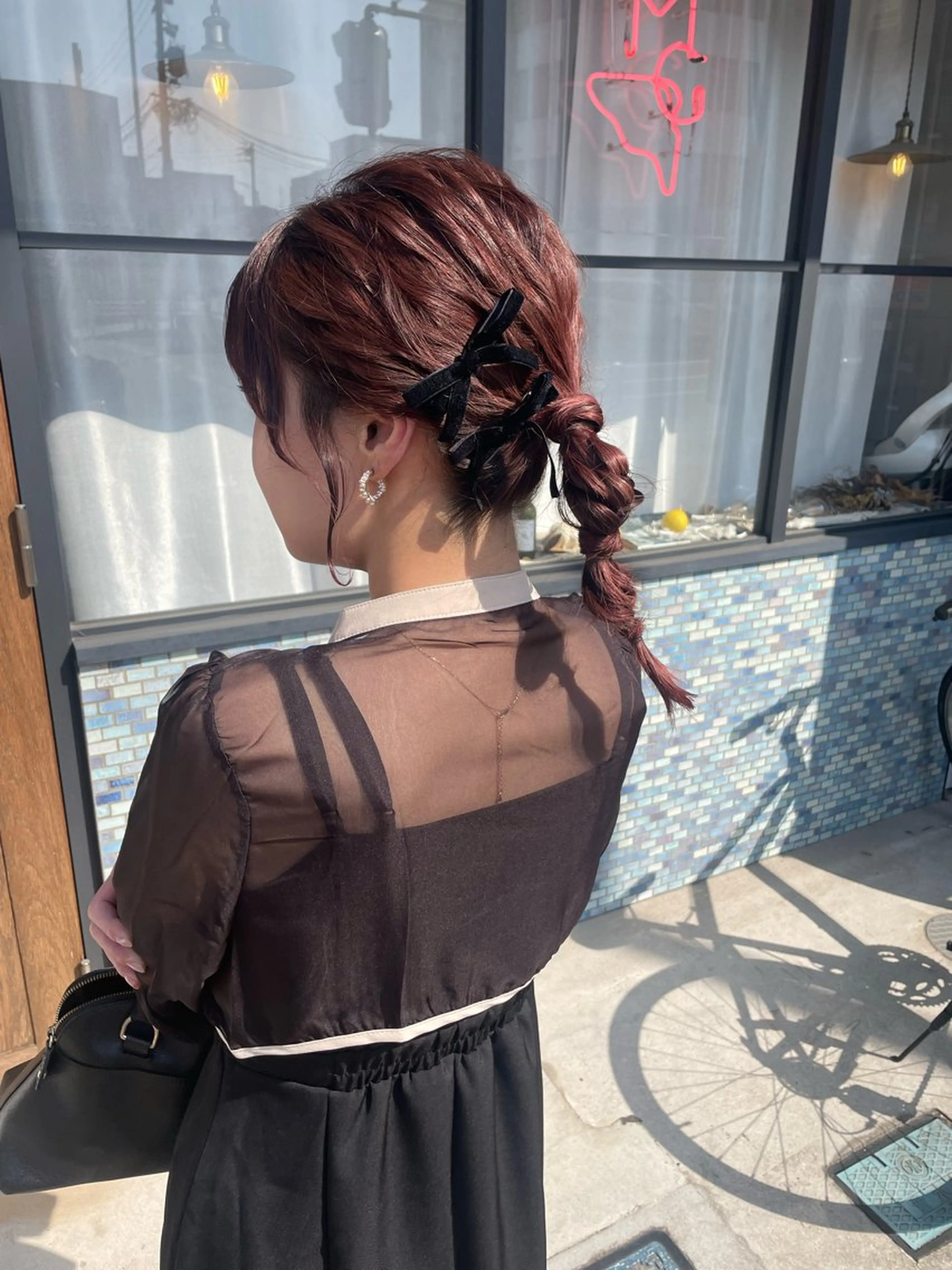 ミディアム 天野 優美のヘアスタイル