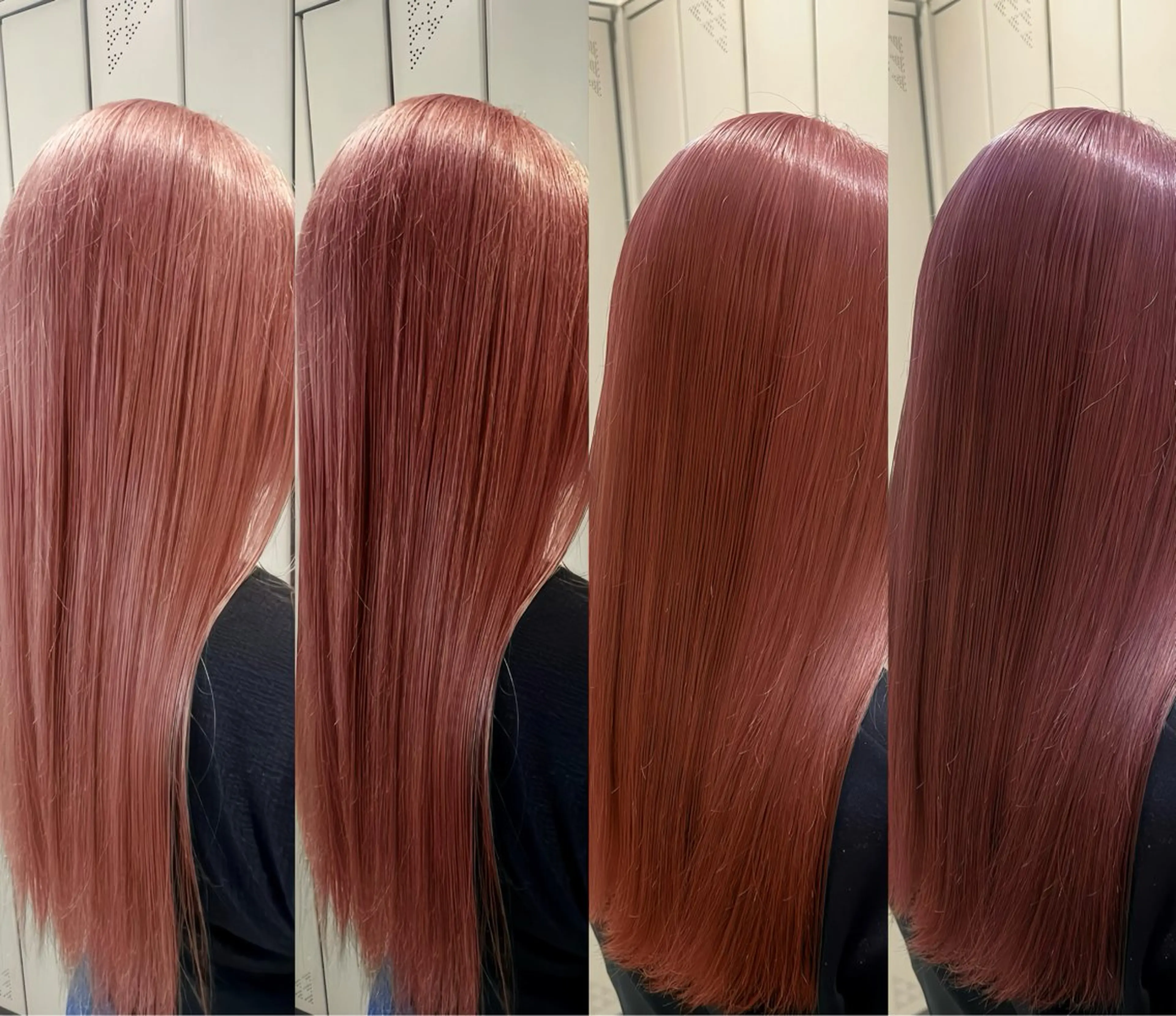 ロング カラー ブリーチ ダブルカラー ブリーチなしカラー レイヤーカット カット ヘアカラー トリートメント 頓所 大昂のヘアスタイル