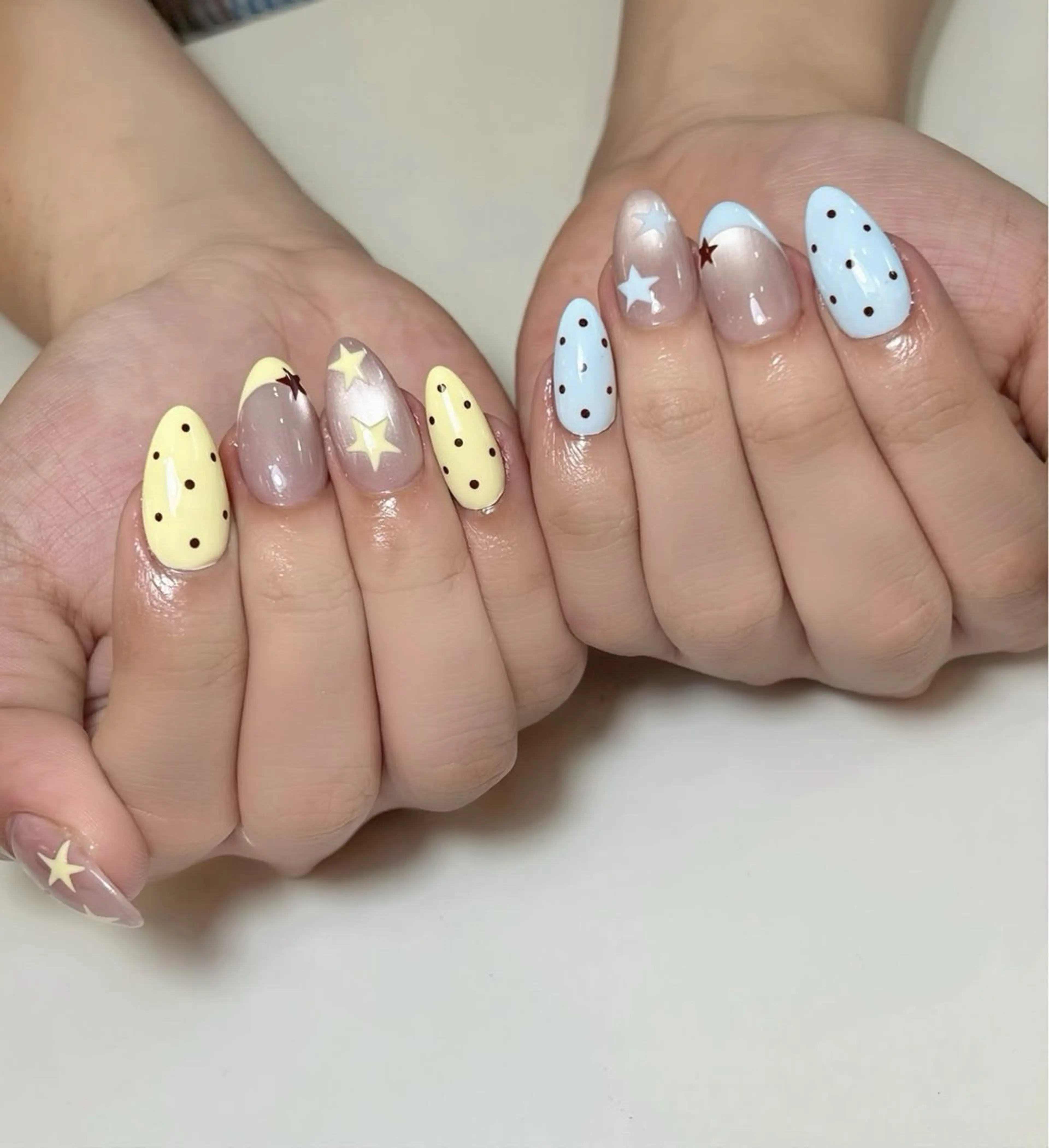 ネイル ハンドネイル ハンドケア DuLi Blinkのネイルデザイン