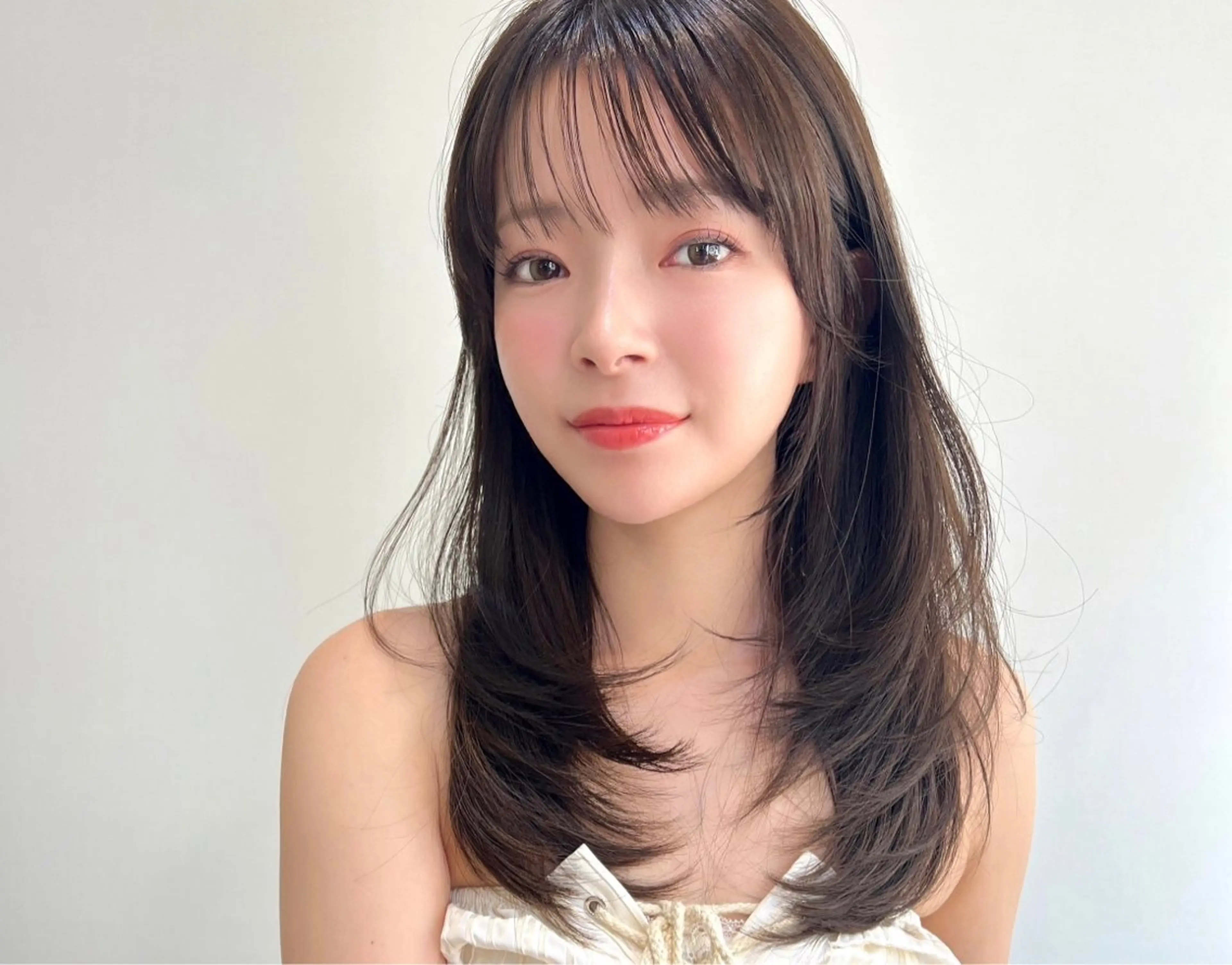 セミロング レイヤーカット🫧 /髪質改善✨TOWAのヘアスタイル