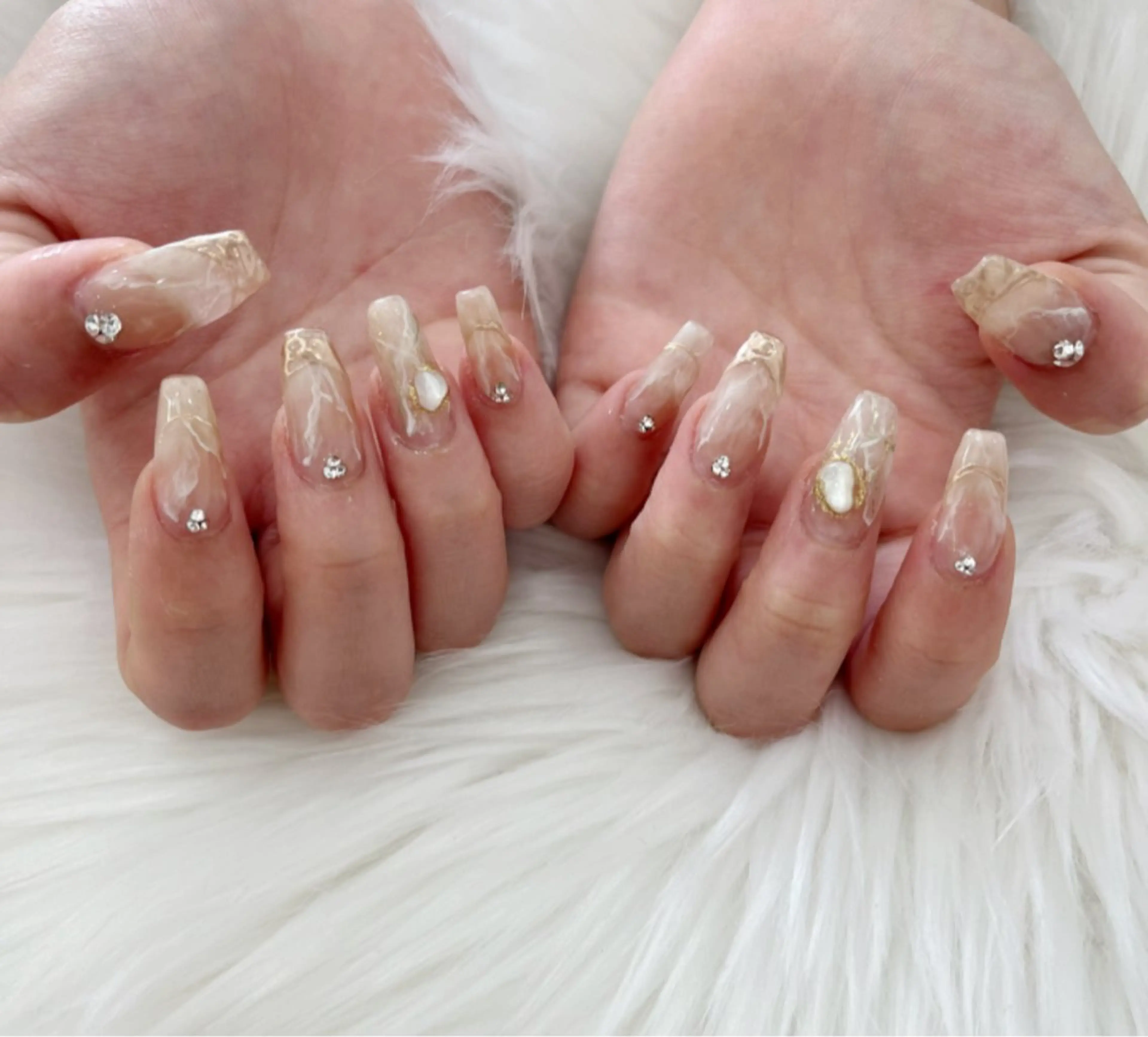 ネイル 長さ出し フットネイル ジェルネイル 韓国ネイル マグネットネイル #Amin nail salonのネイルデザイン