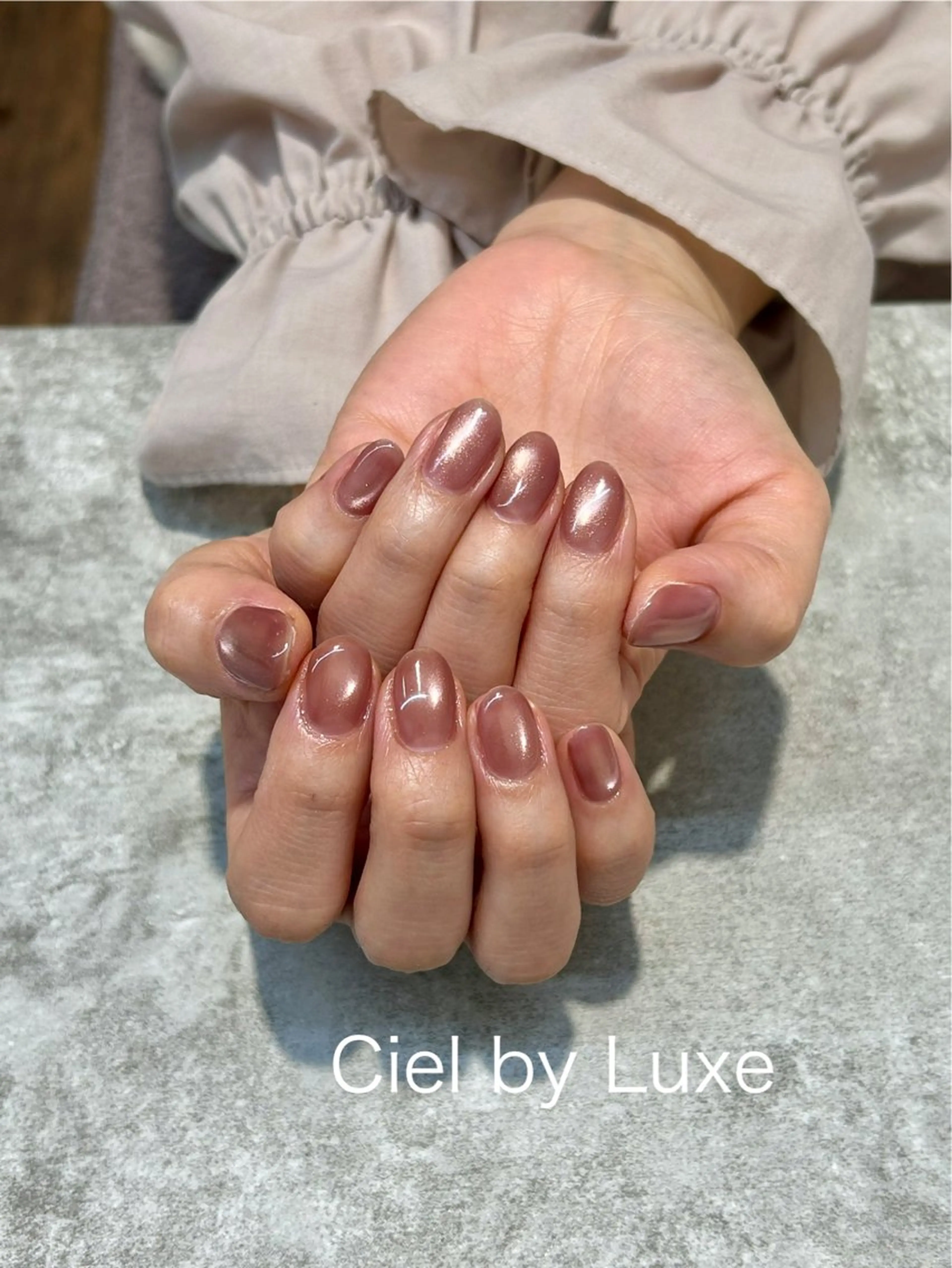 ネイル マグネットネイル CielbyLuxe manamiのネイルデザイン