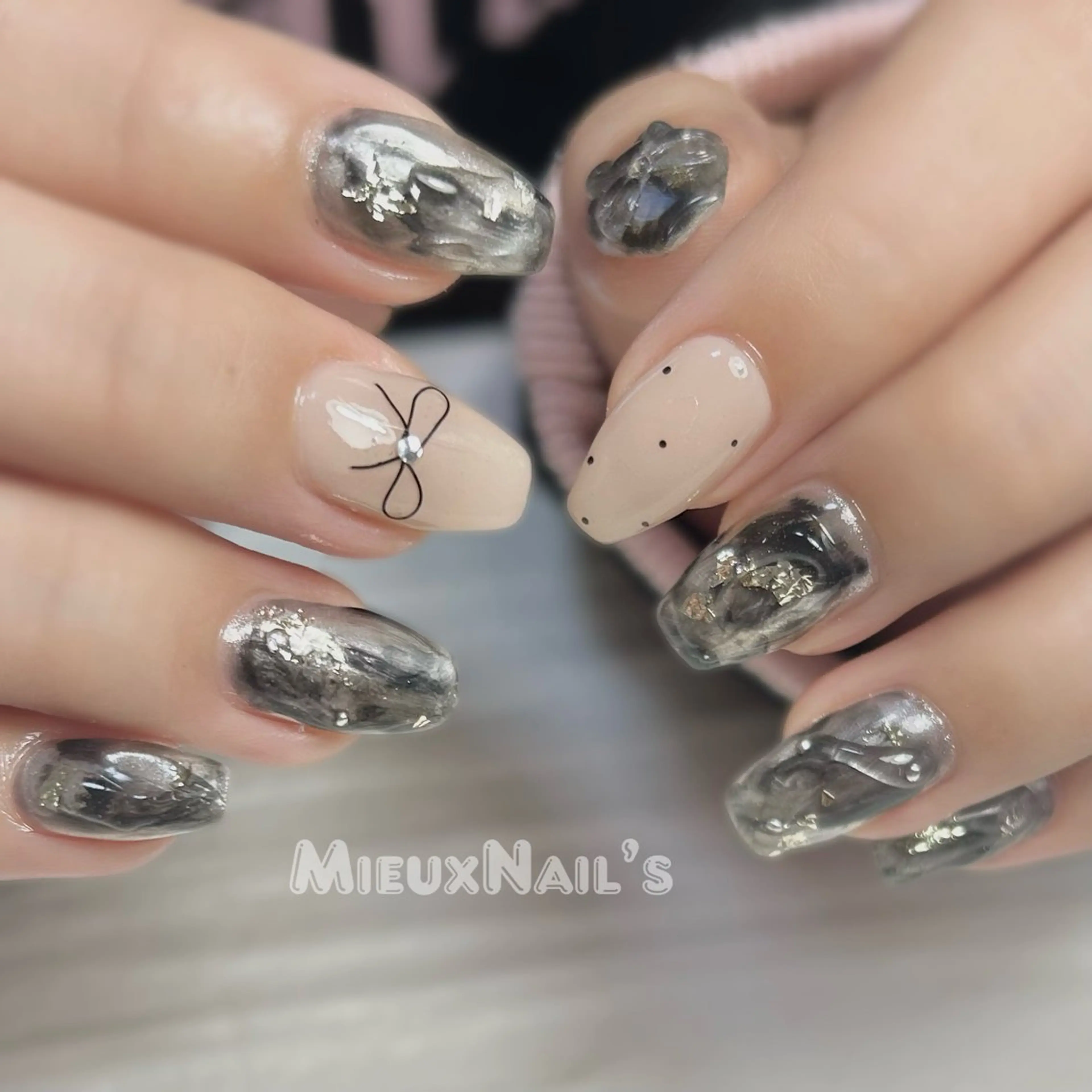 ネイル Miyu❤️‍🔥 Mieuxnailsのネイルデザイン