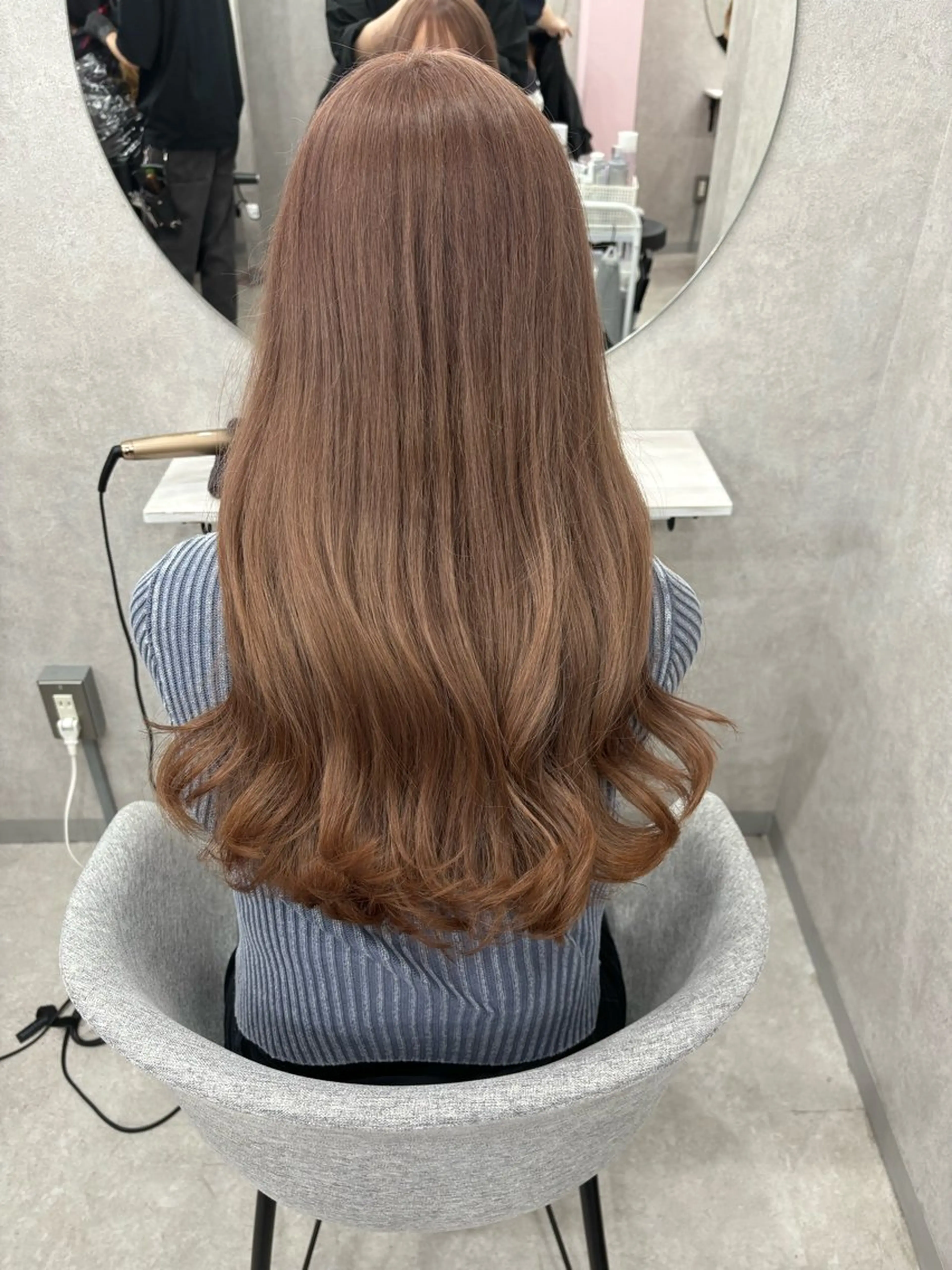 ロング カラー 倉澤 愛理のヘアスタイル