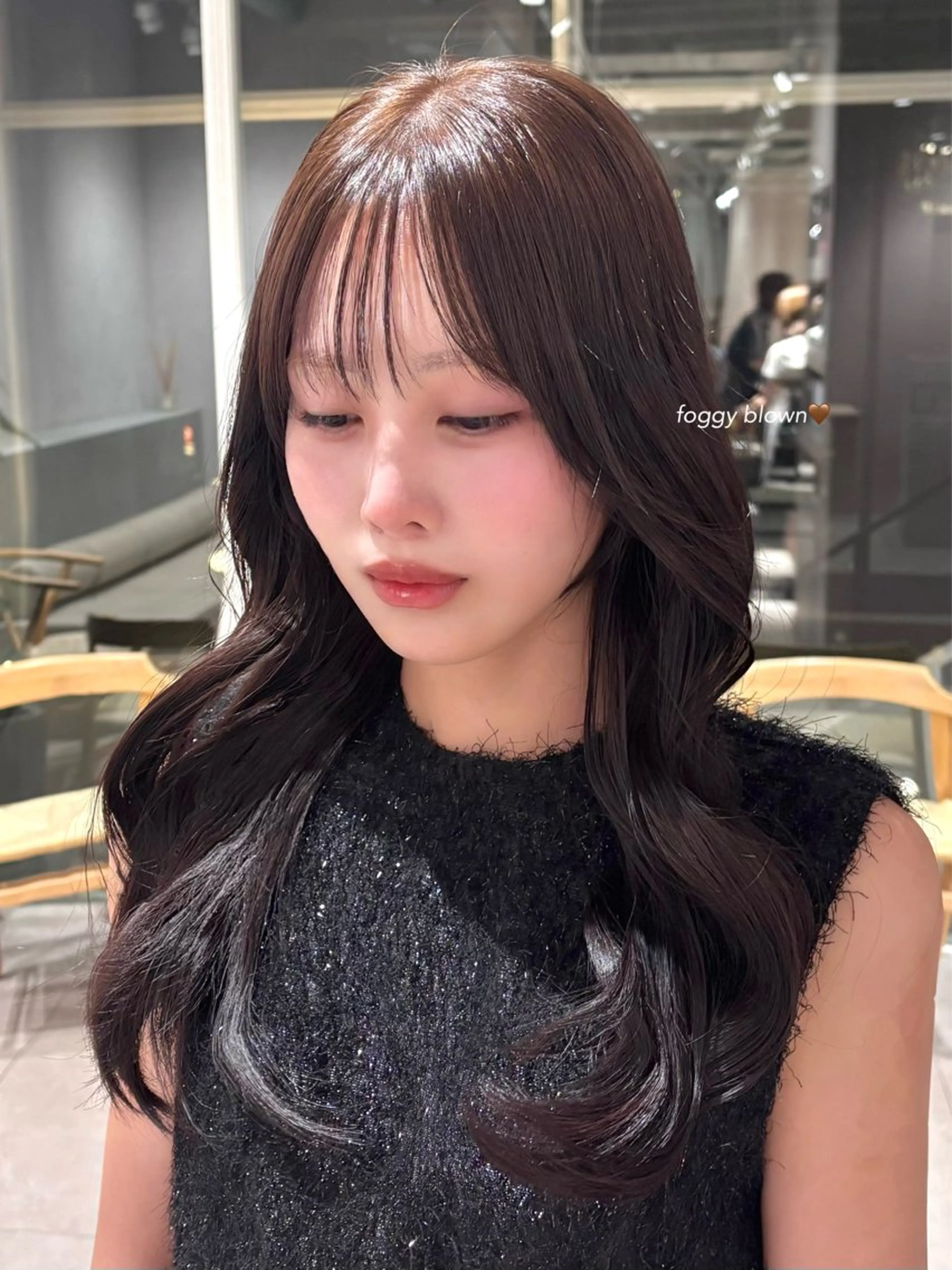 ロング ヘアカラー トリートメント Unami 新宿　Mayukiのヘアスタイル