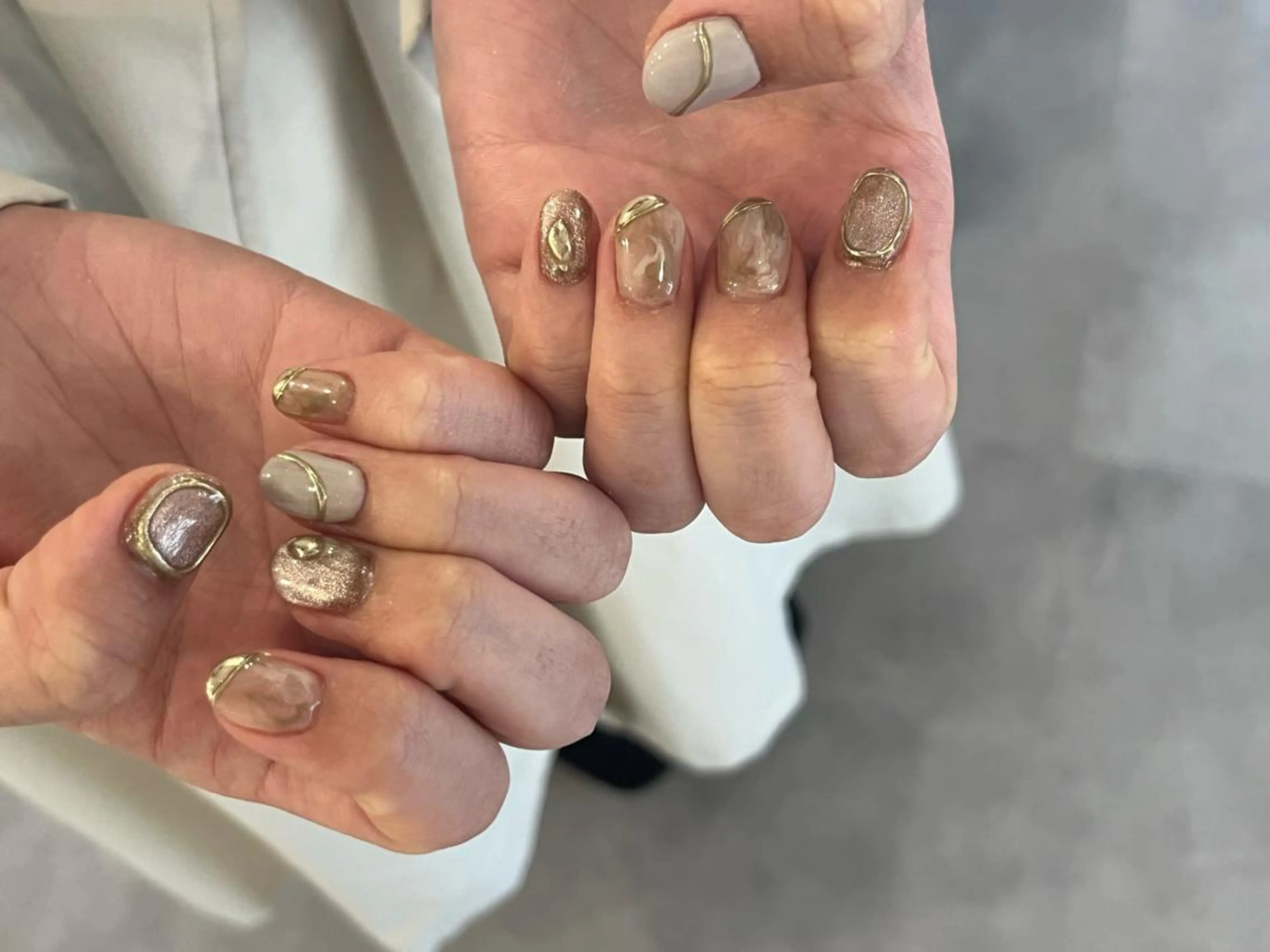 ネイル Sun Brown サンブラウンのマツエク・マツパデザイン