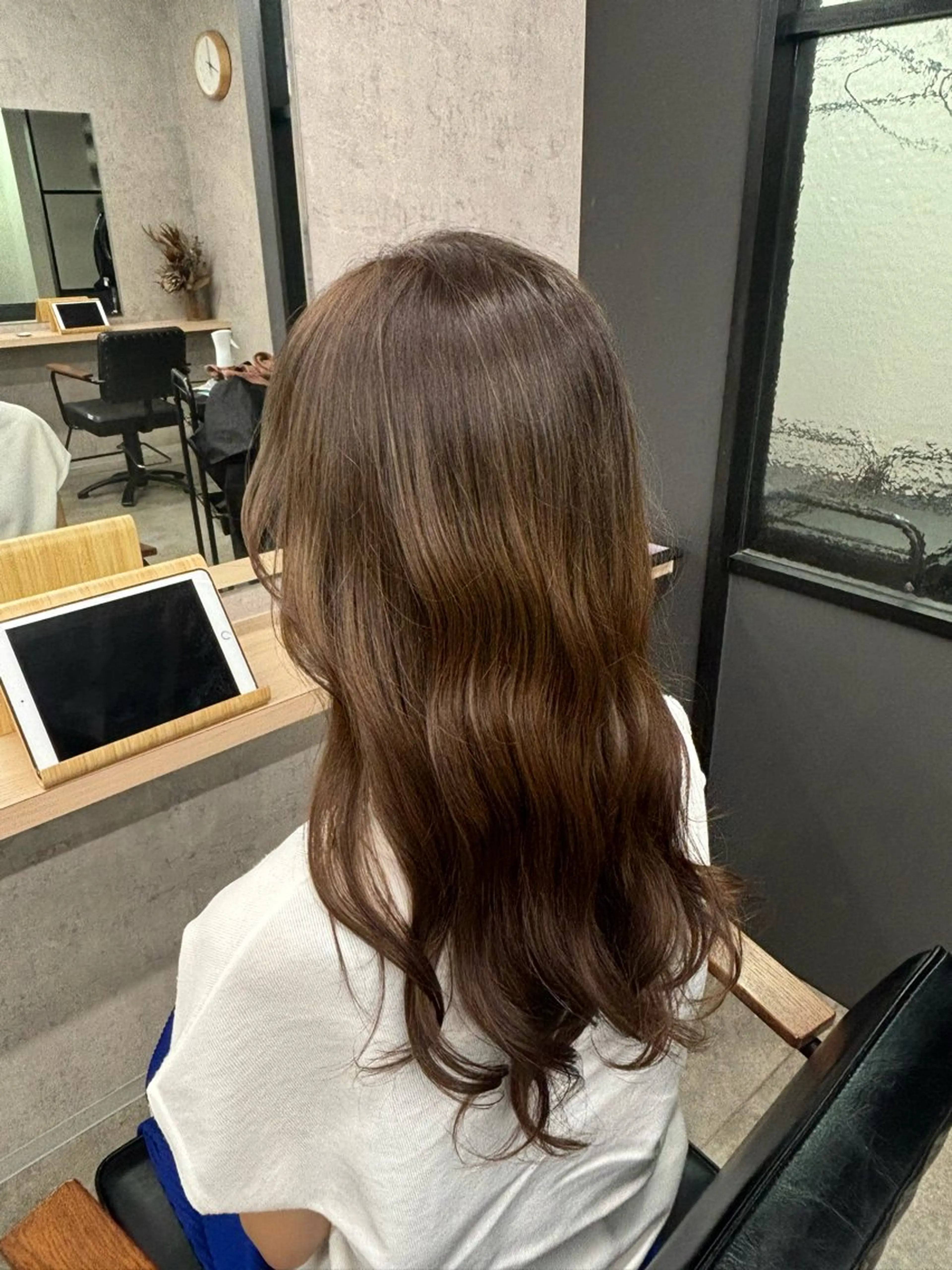 カラー ブラウンカラー ショコラブラウン 石原 望来のヘアスタイル