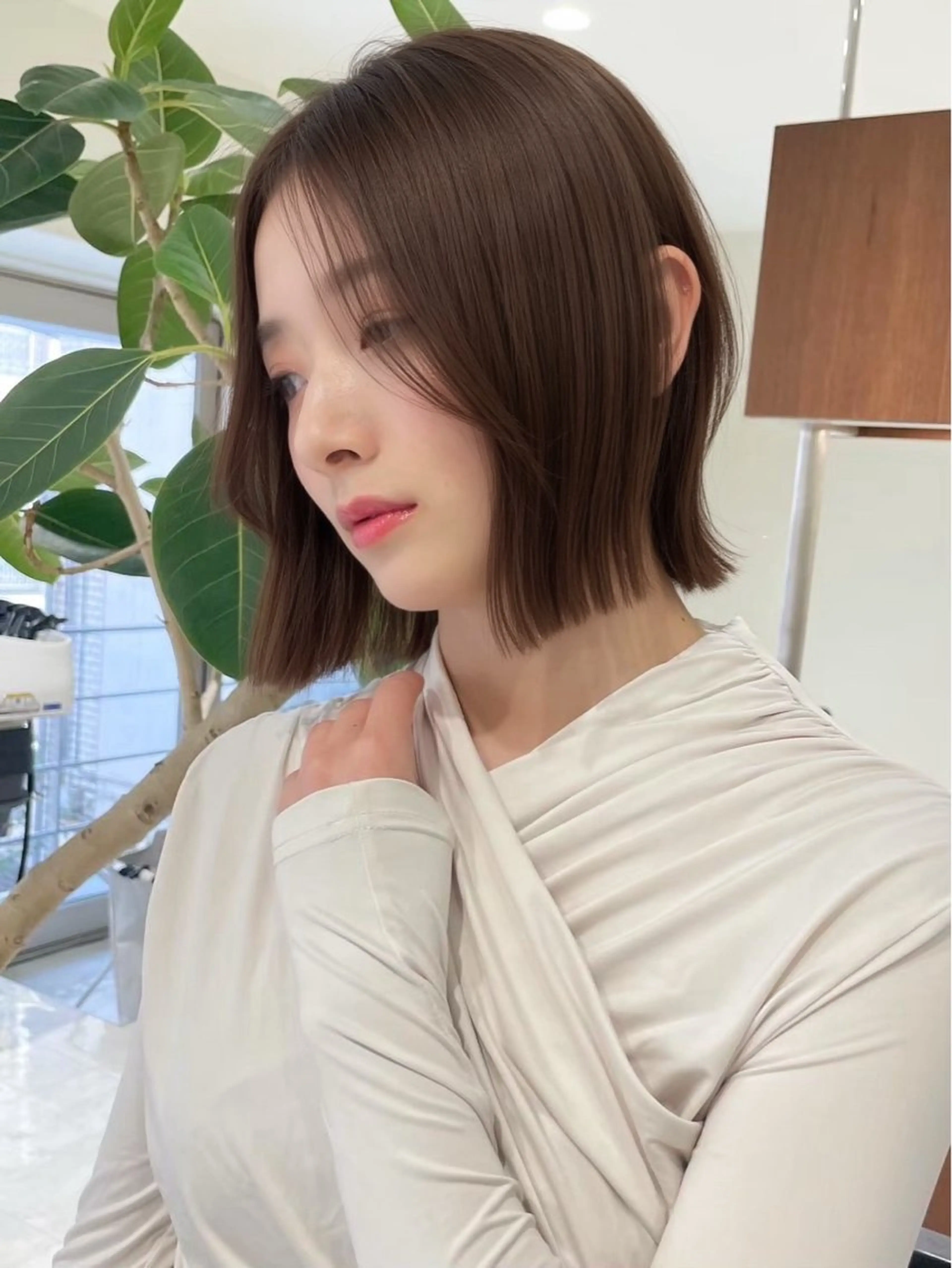 ショート カラー ボブ ハイトーンボブ 💎凜💎のヘアスタイル