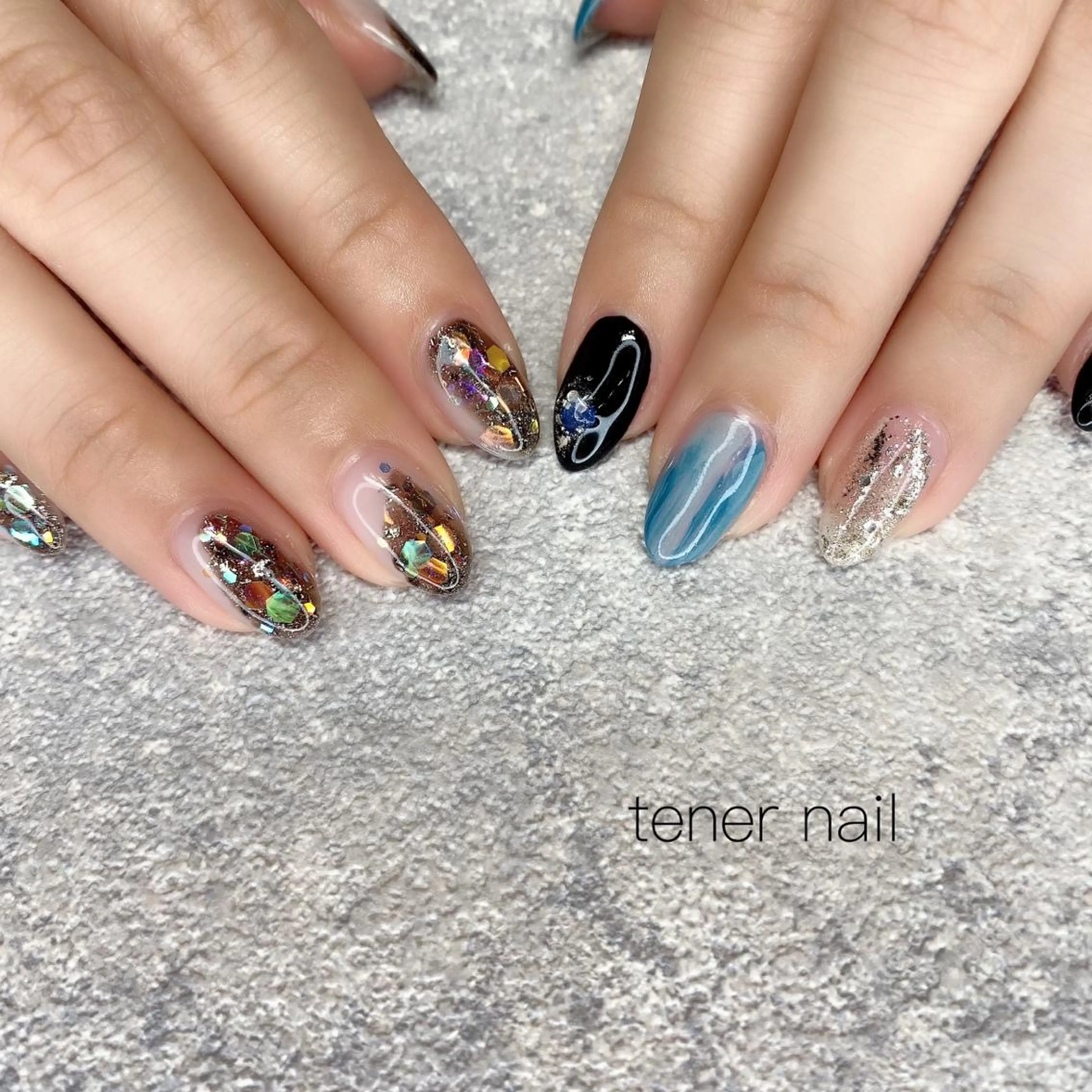 ネイル ニュアンスネイル テネルネイル tener nailのネイルデザイン