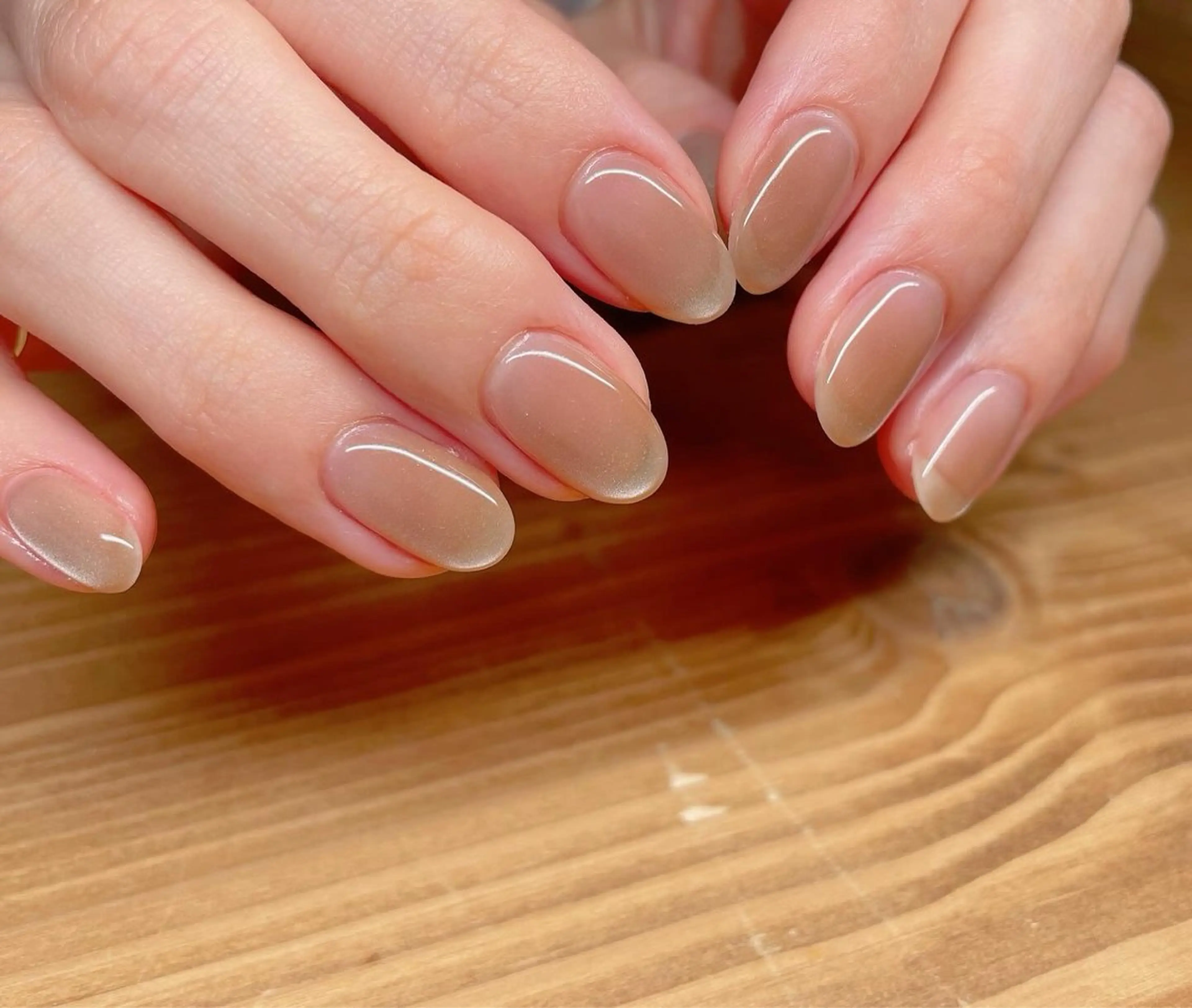 ネイル オーロラネイル 桜ネイル フラッシュネイル フラワーネイル ジェルネイル nailroom OHANA🌴のネイルデザイン