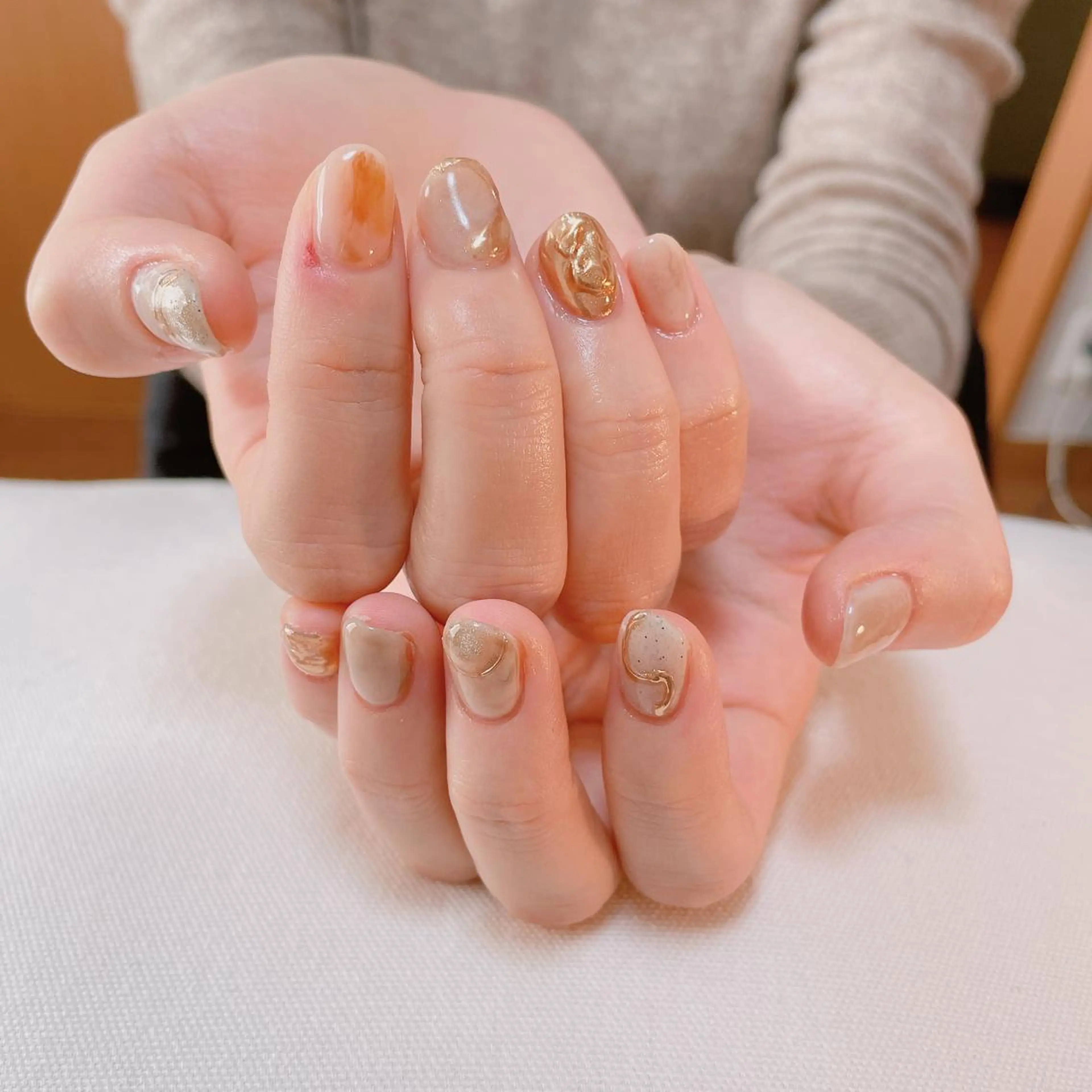 ネイル ハンドネイル nakamoto yuukaのネイルデザイン