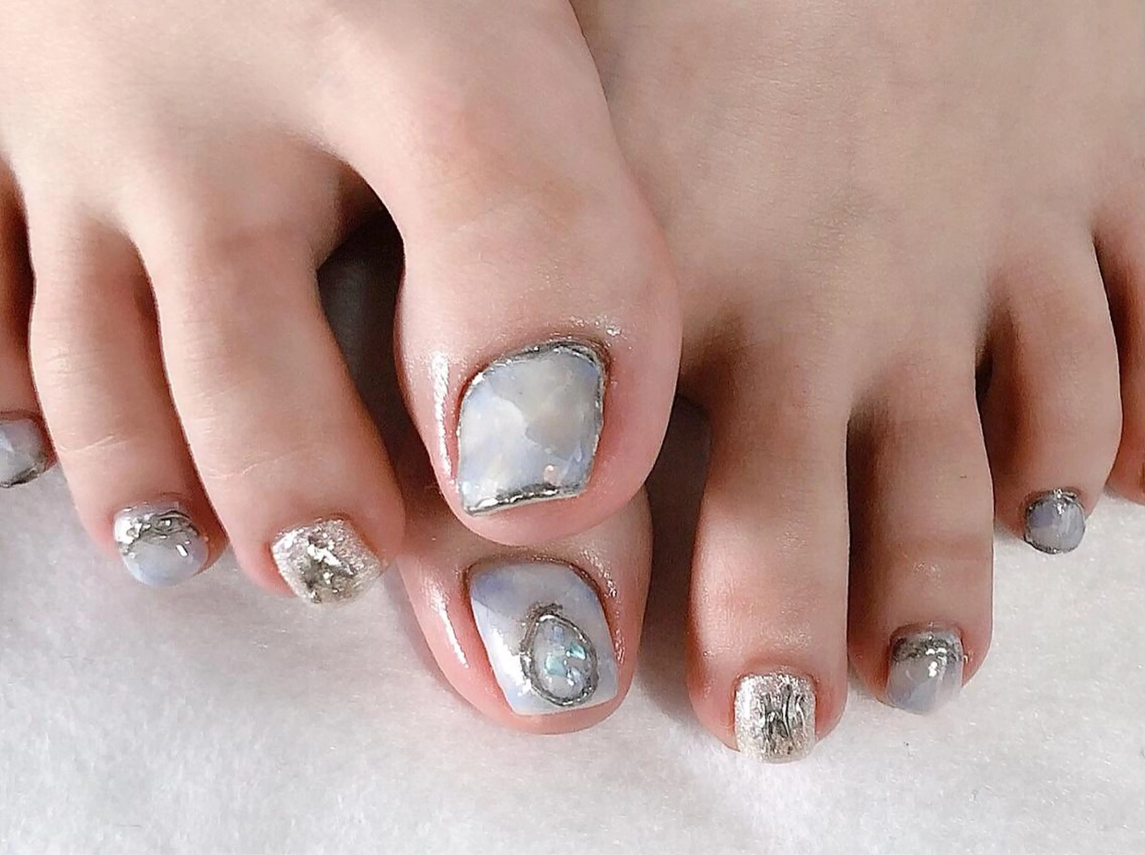 ネイル フットネイル ジェルネイル 東 千夏のネイルデザイン