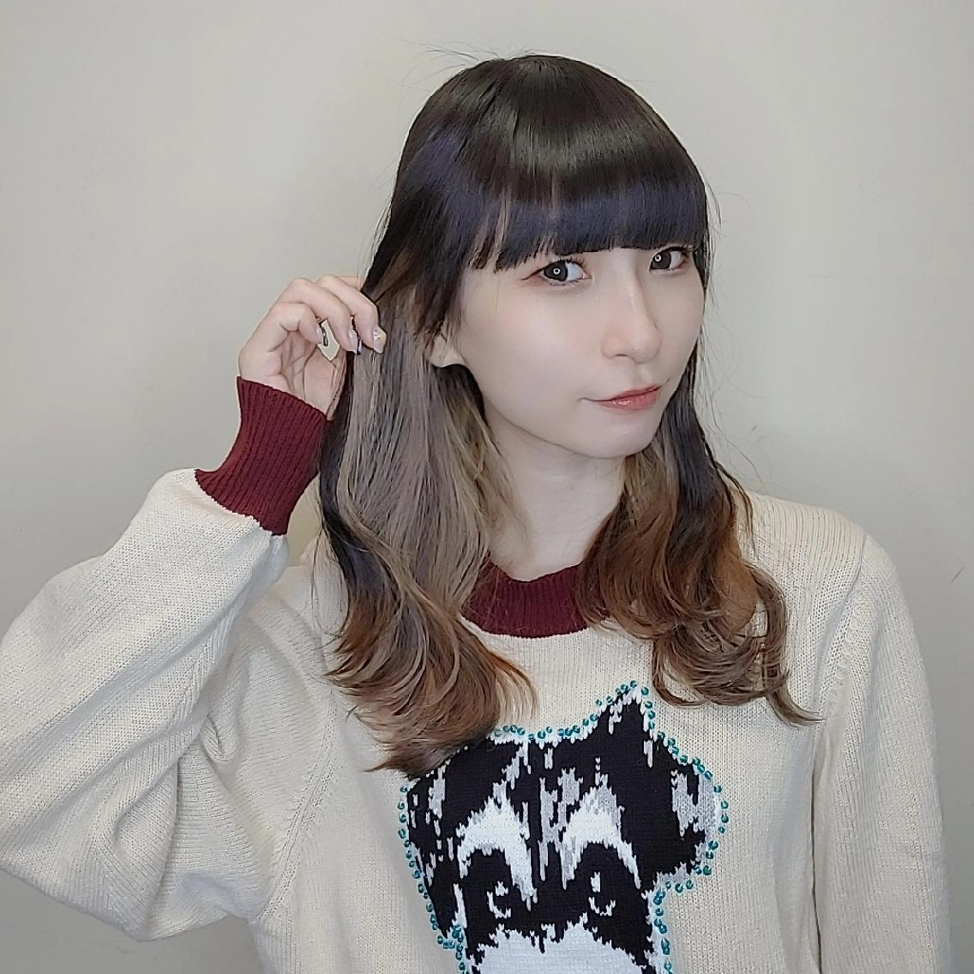 セミロング トリートメント カット エクステ ハネエクステ表参道/ 羽エクステSpicaのヘアスタイル