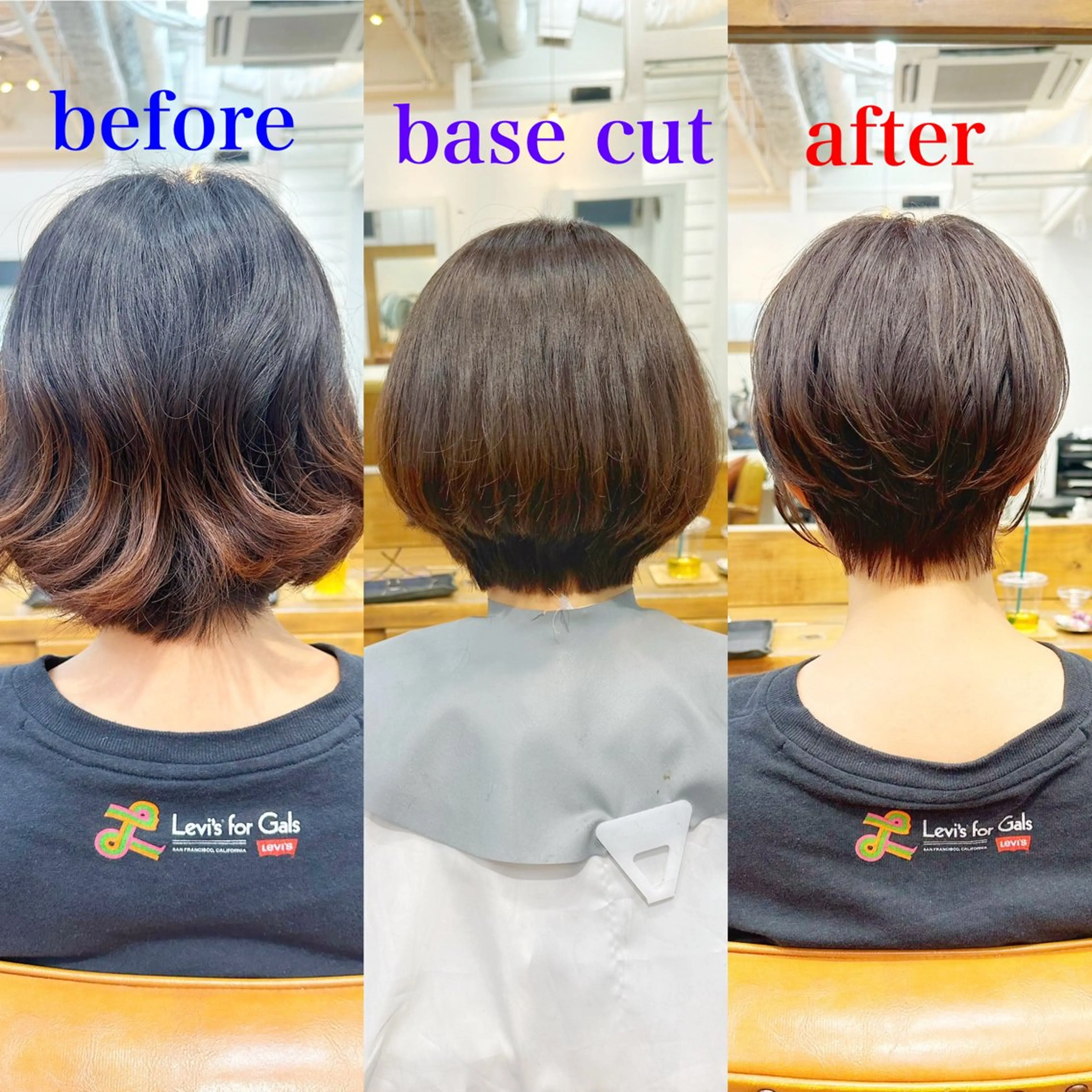 ショート カット 👑銀座ショート/ 絶壁補正/金子涼👑のヘアスタイル