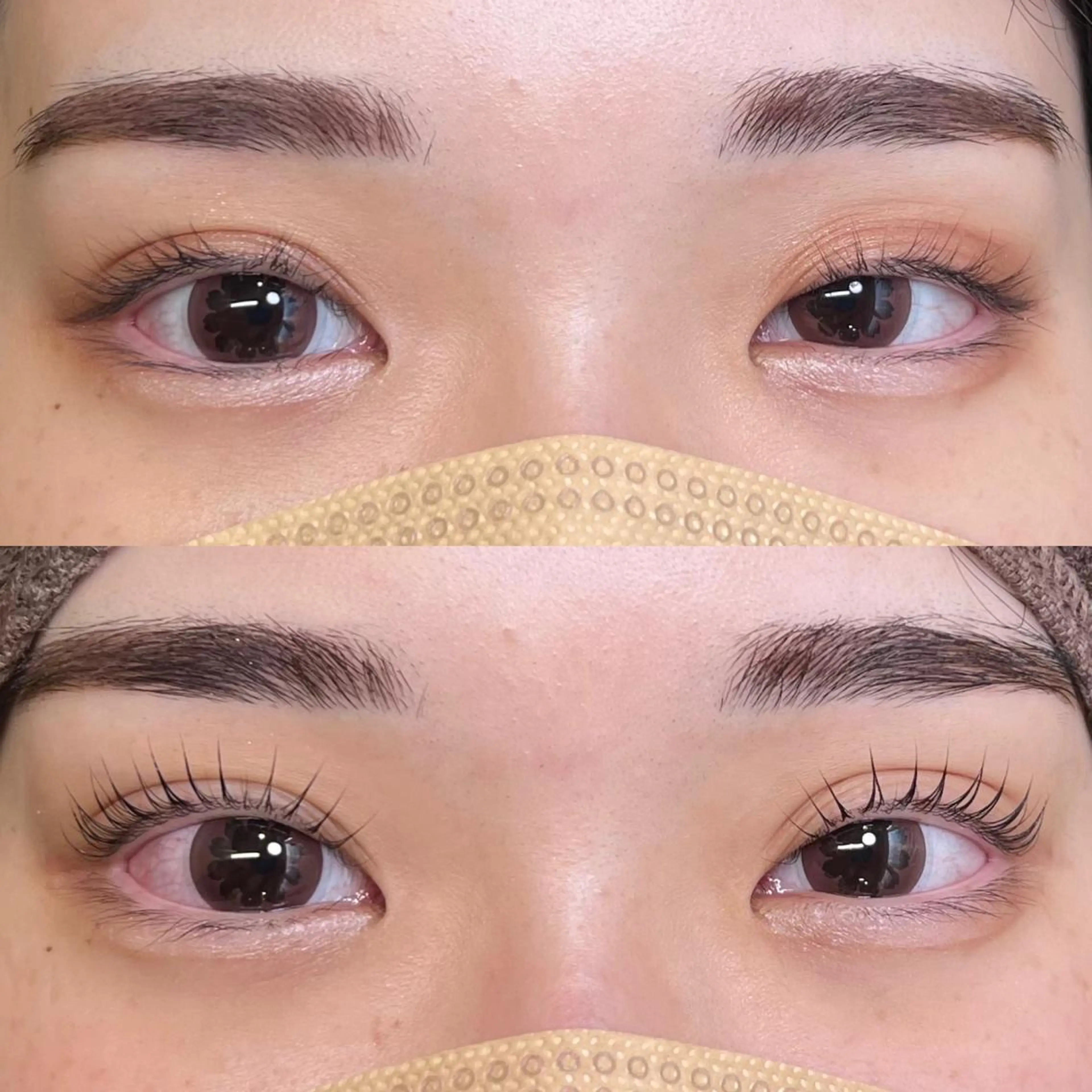 マツエク・マツパ アイブロウ フラットラッシュ 韓国風マツエク パリジェンヌラッシュリフト まつげパーマ 下まつげエクステ マツパ Cherie Kawaguchiのマツエク・マツパデザイン