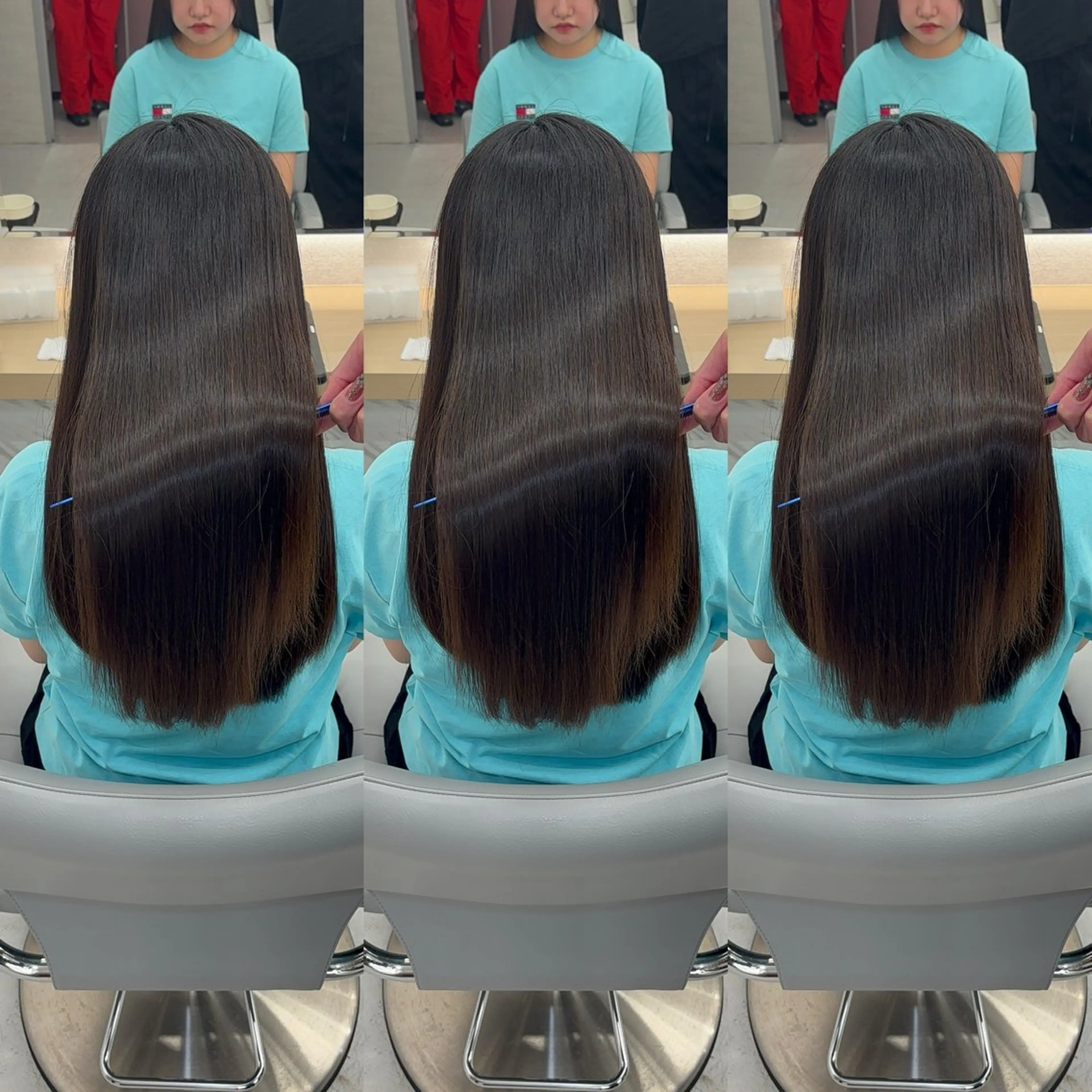 ロング カット ヘアカラー 縮毛矯正 トリートメント 新宿No.1艶髪矯正 美艶カラー/FUKAのヘアスタイル