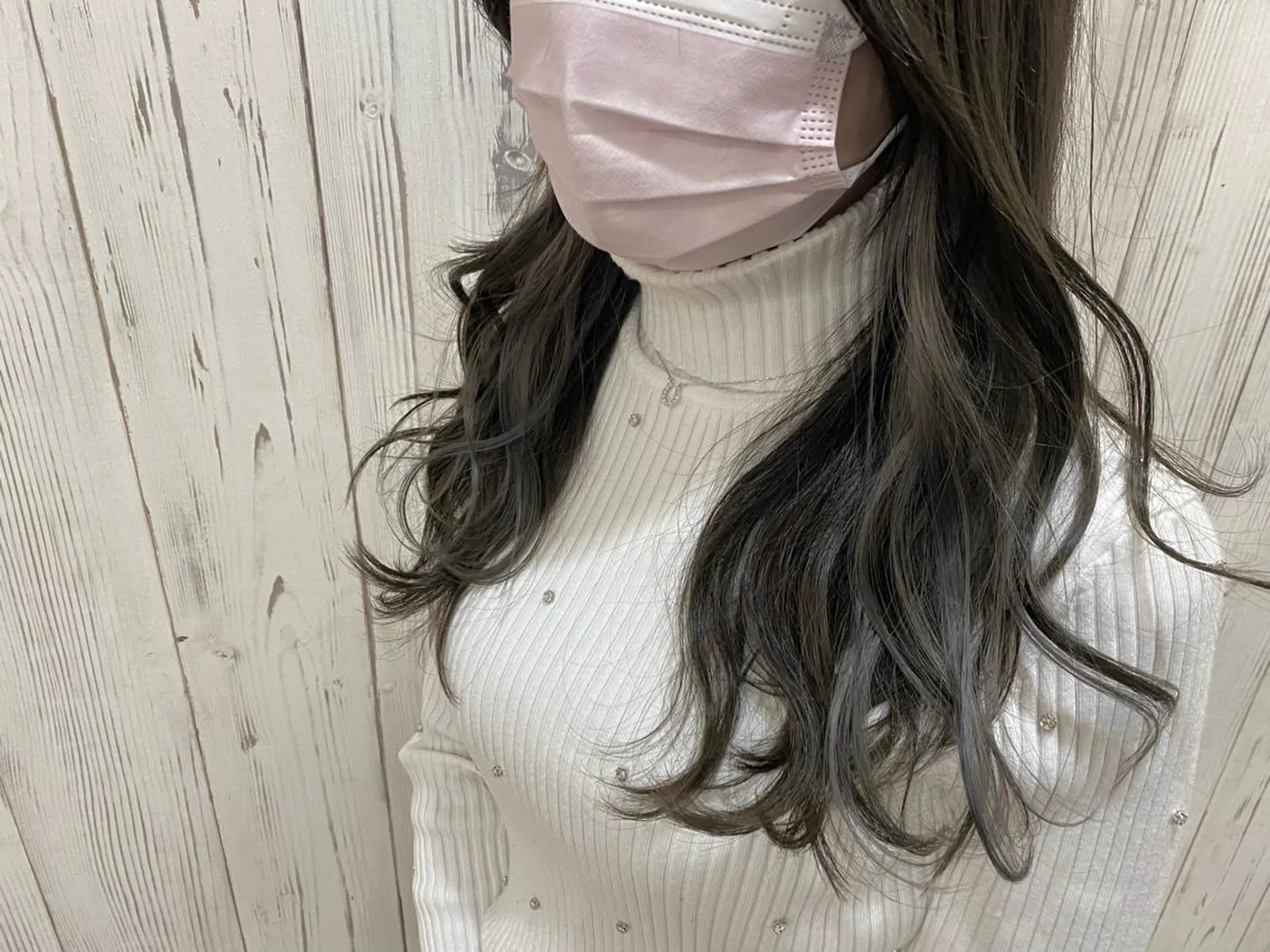 ロング カラー ヘアアレンジ ネイル アディクシーカラー ブリーチ 透明感カラー エドルカラー ハイライトカラー 夜23時まで予約🉑 reverieあきらのヘアスタイル